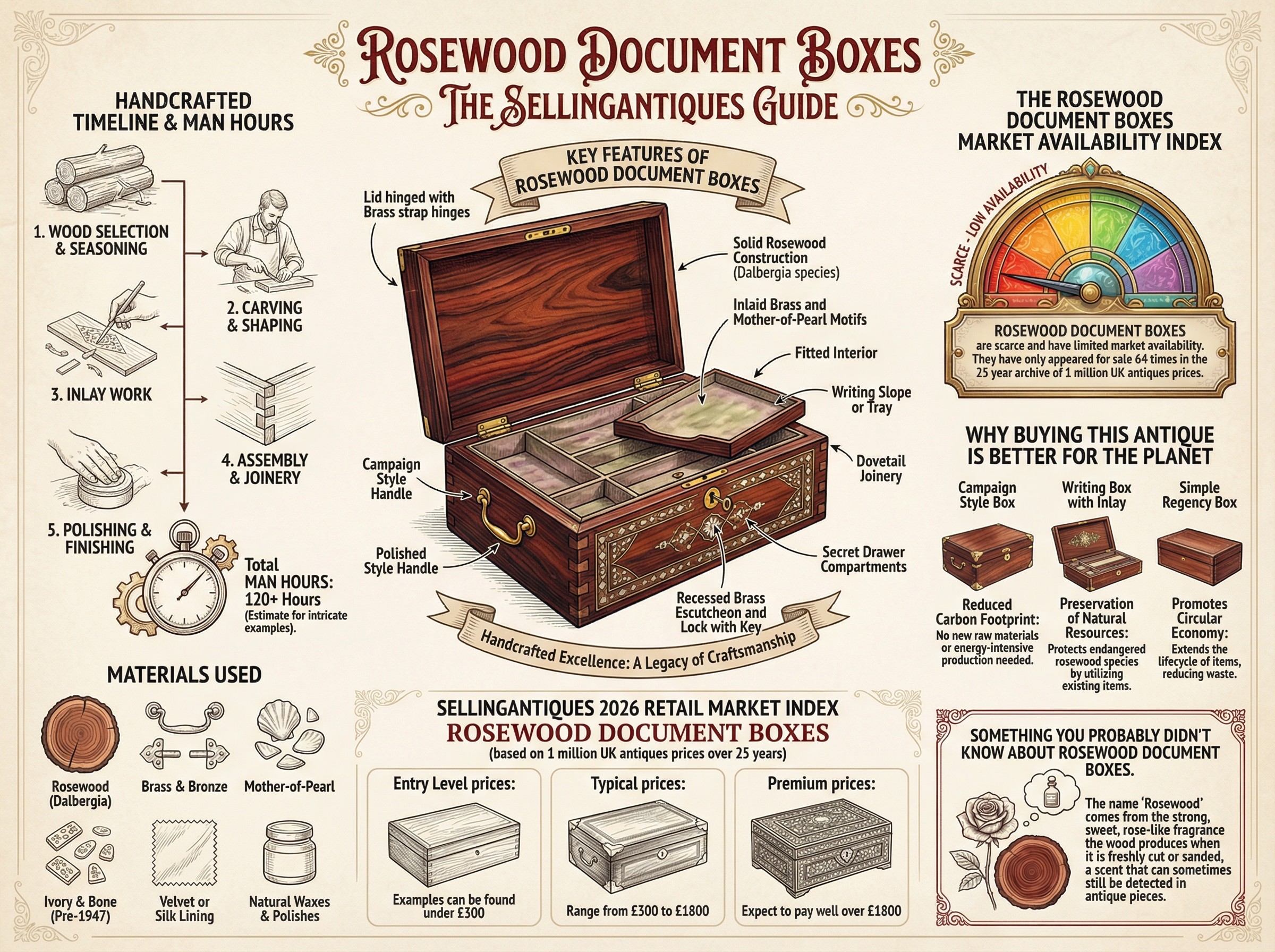 Rosewood Document Boxes Guide Infographic