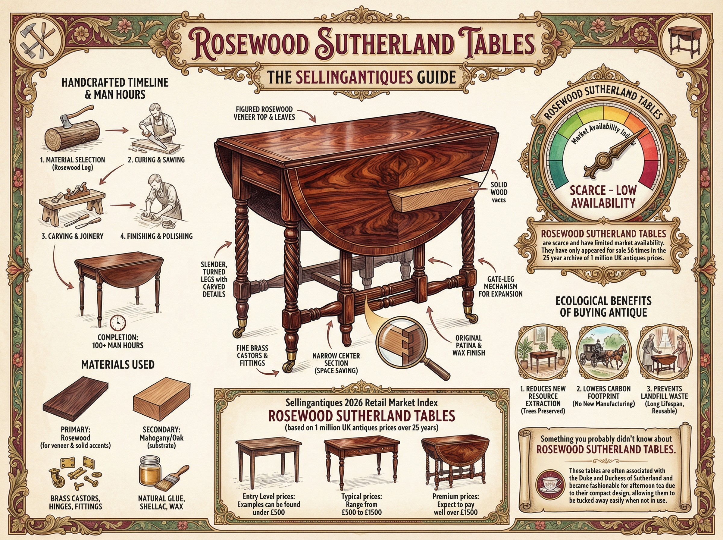 Rosewood Sutherland Tables Guide Infographic