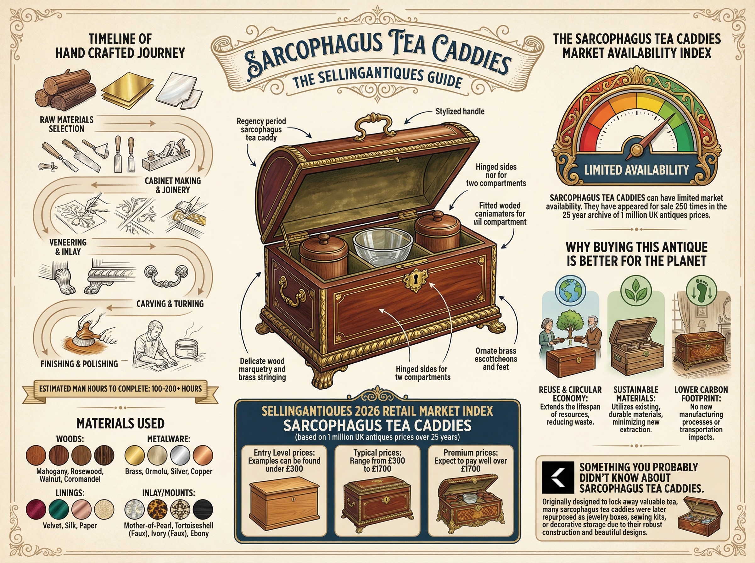 Sarcophagus Tea Caddies Guide Infographic