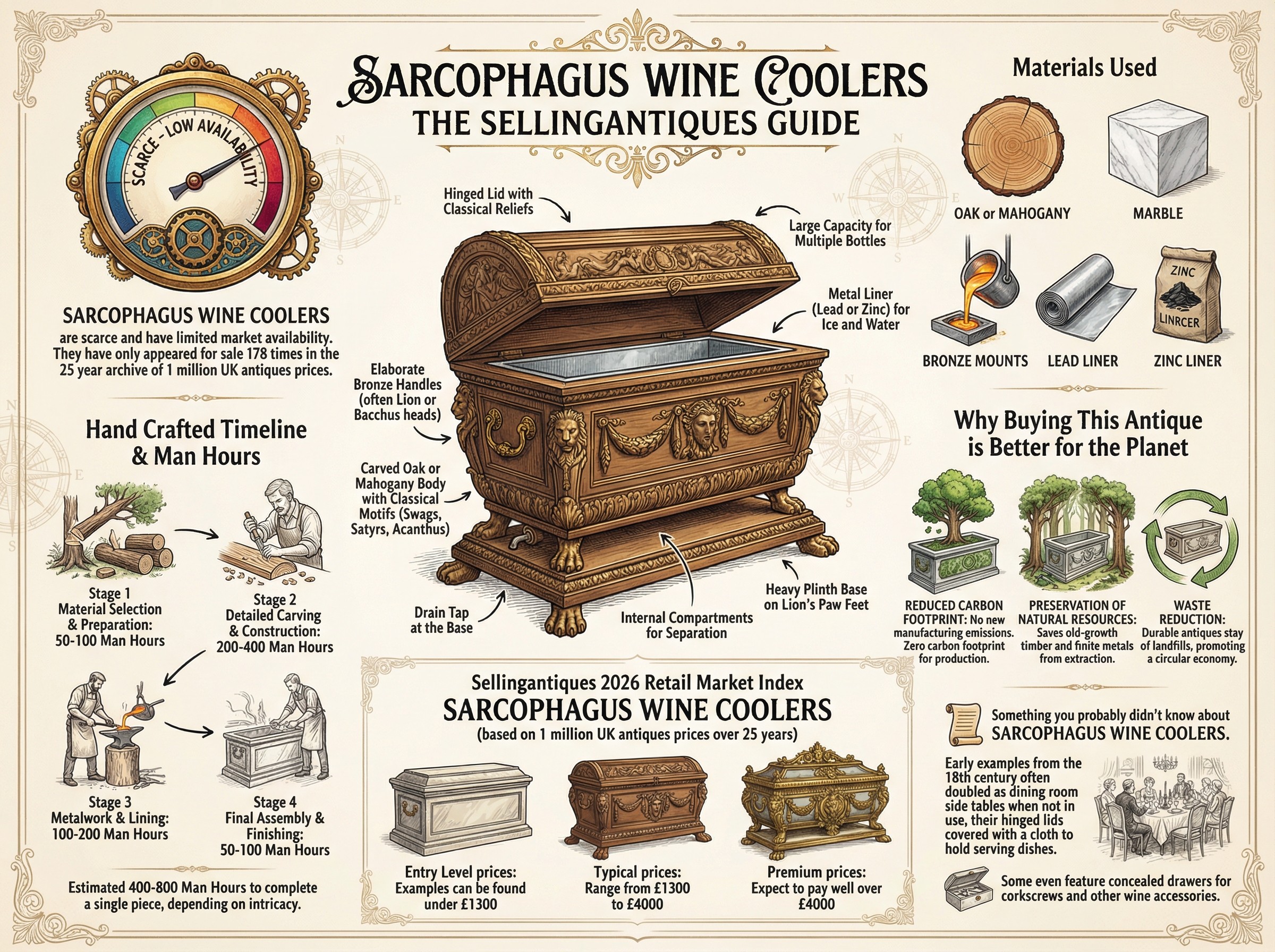 Sarcophagus Wine Coolers Guide Infographic