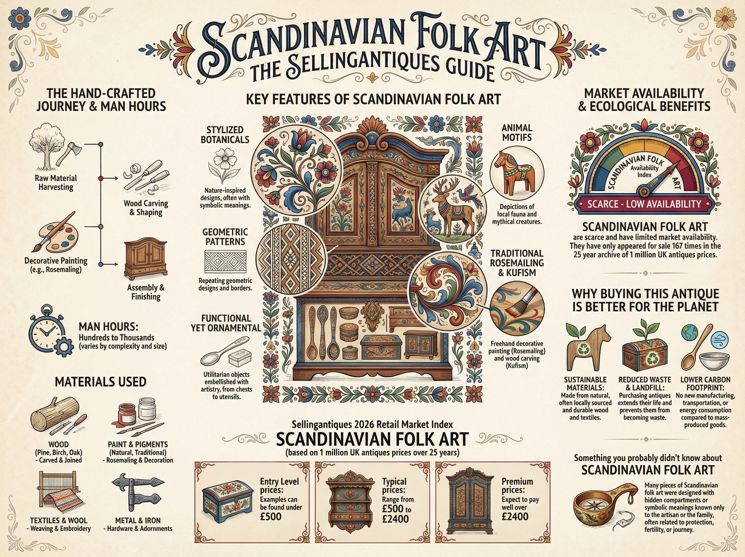 Scandinavian Folk Art Guide Infographic