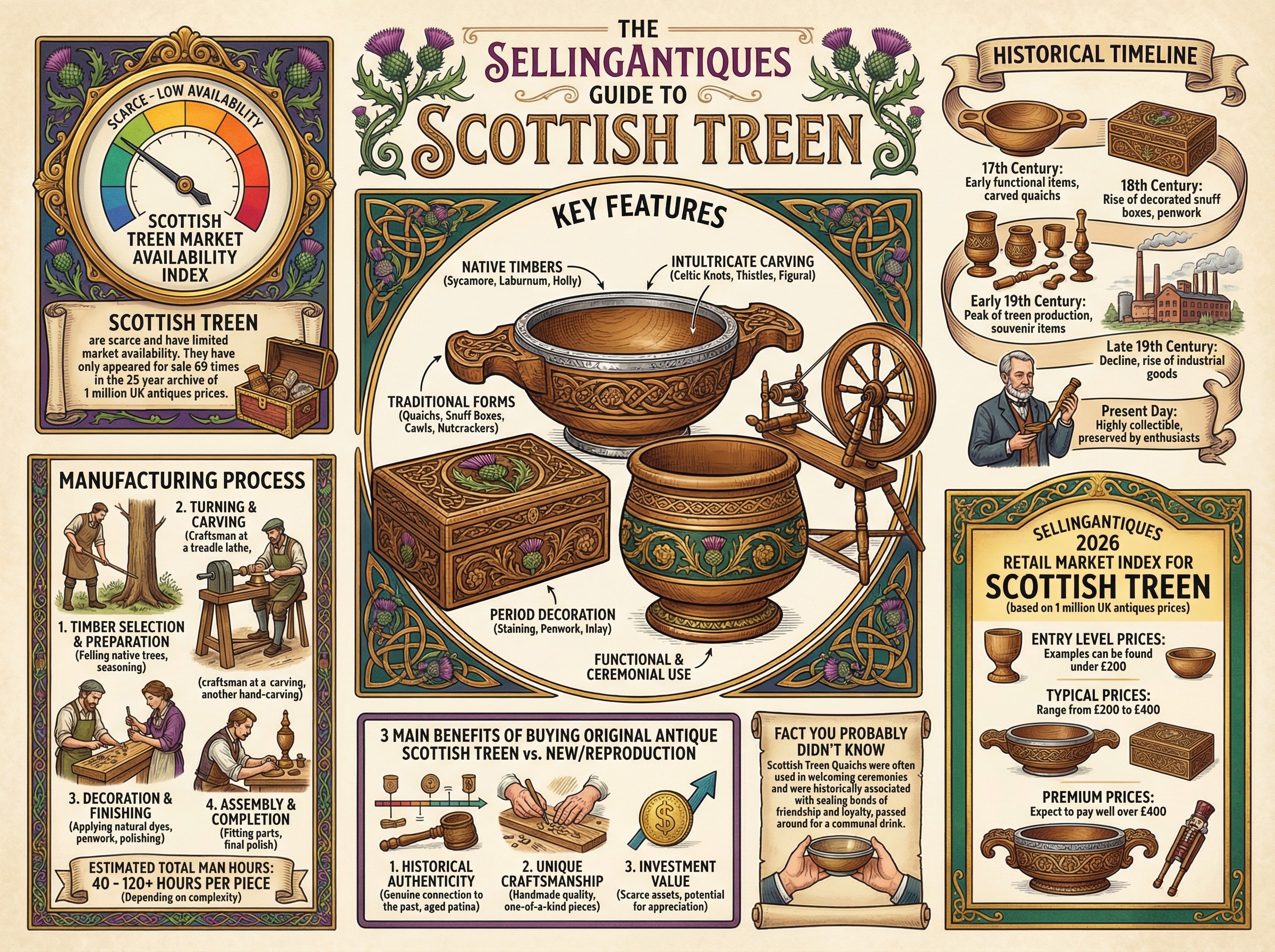 Scottish Treen Guide Infographic