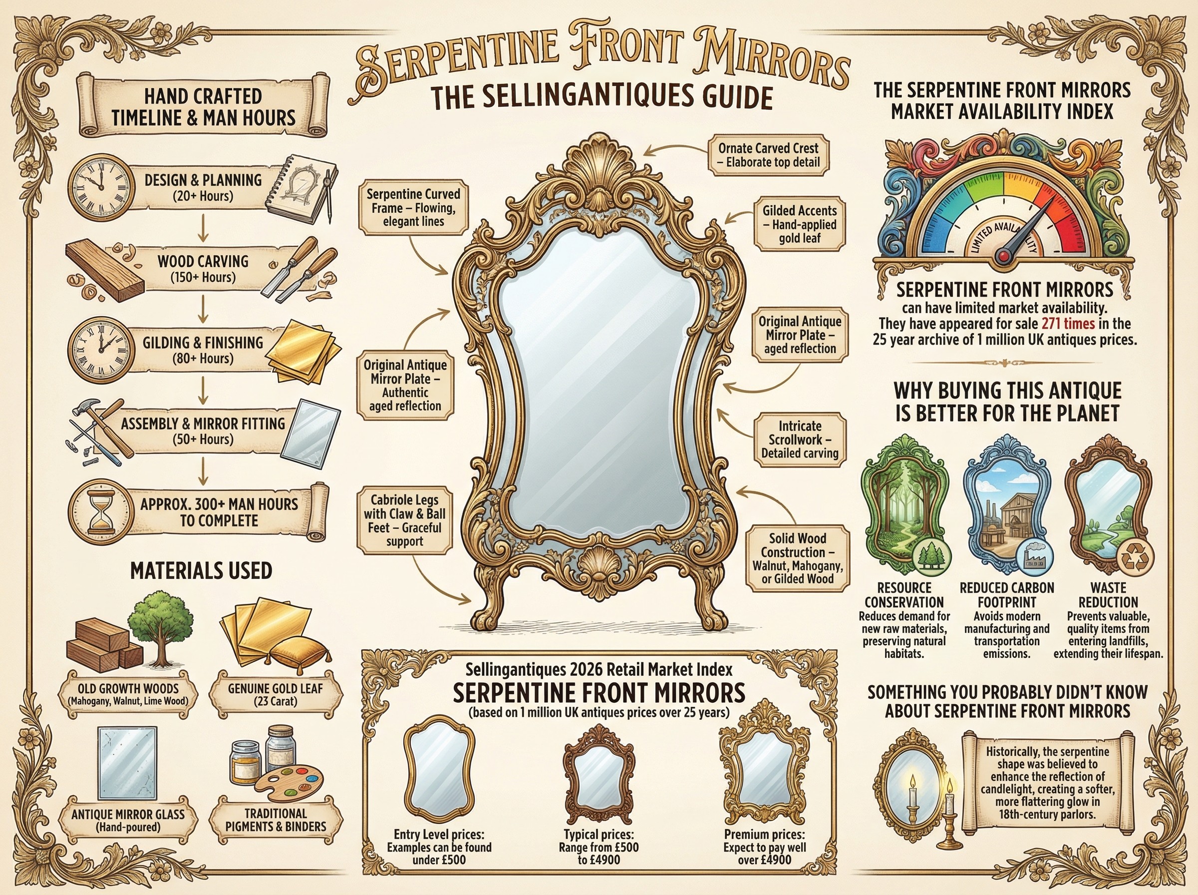 Serpentine Front Mirrors Guide Infographic
