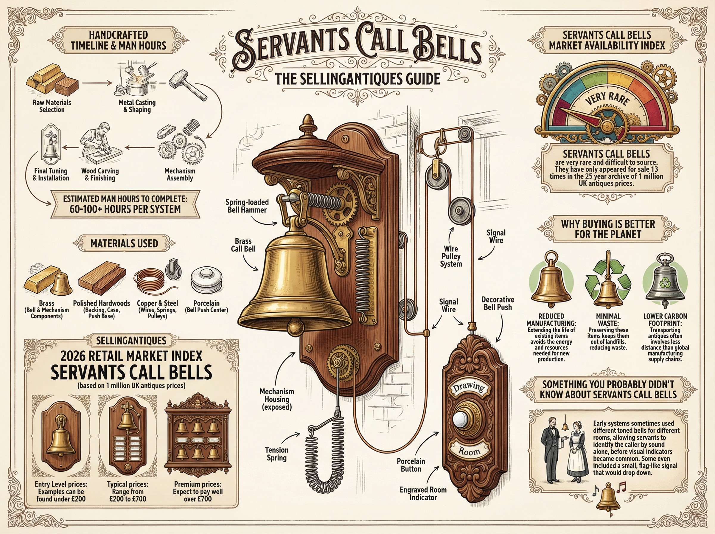 Servants Call Bells Guide Infographic