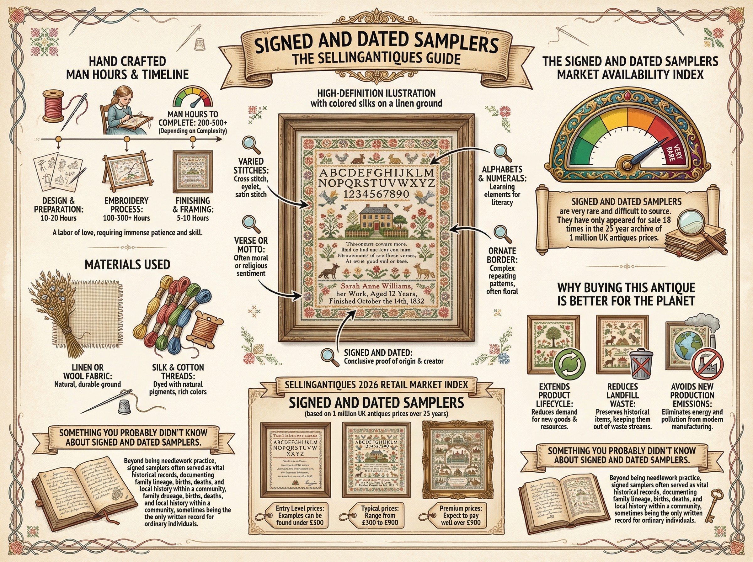 Signed And Dated Samplers Guide Infographic