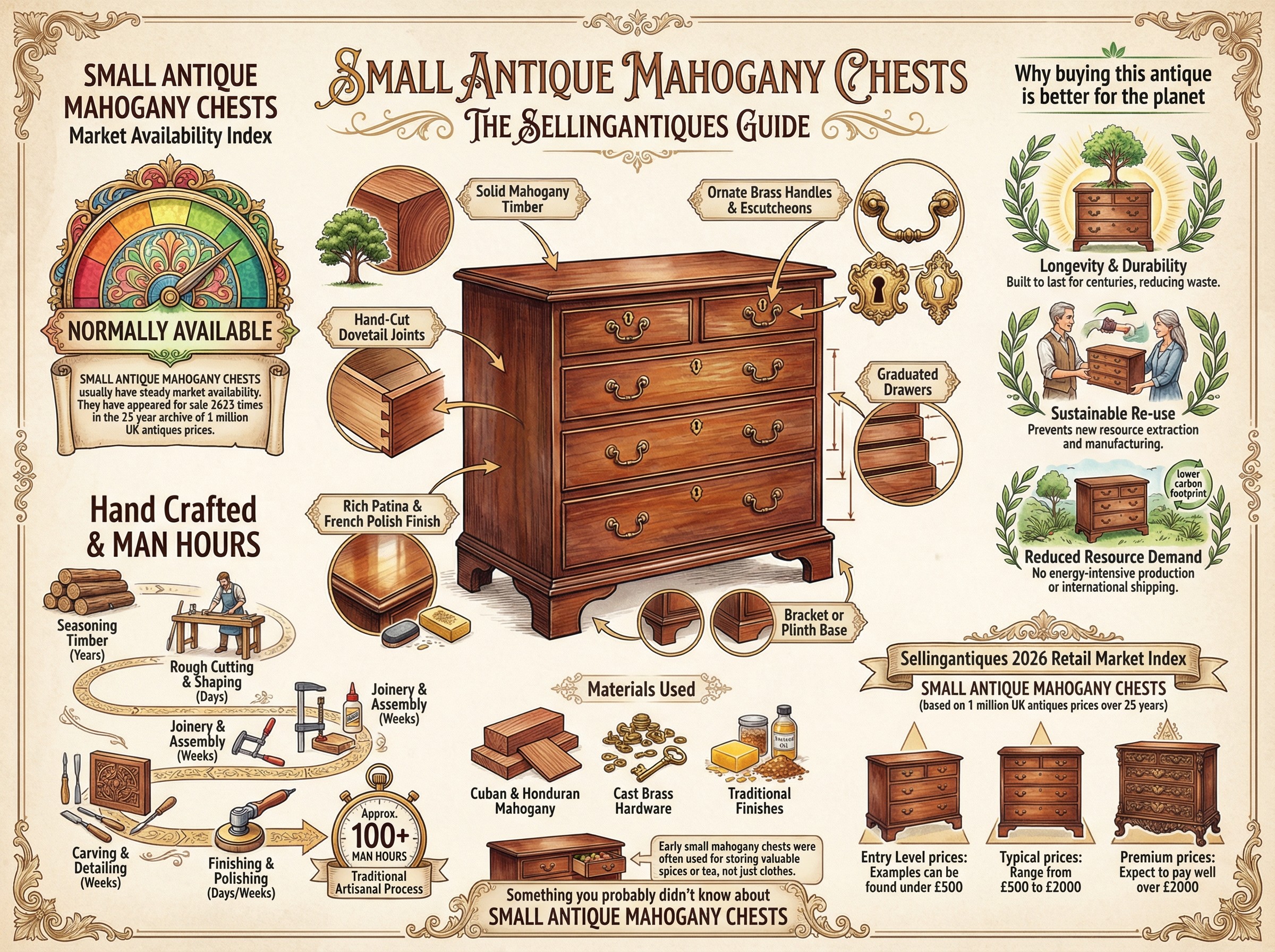 The Sellingantiques Guide to Small Antique Mahogany Chests