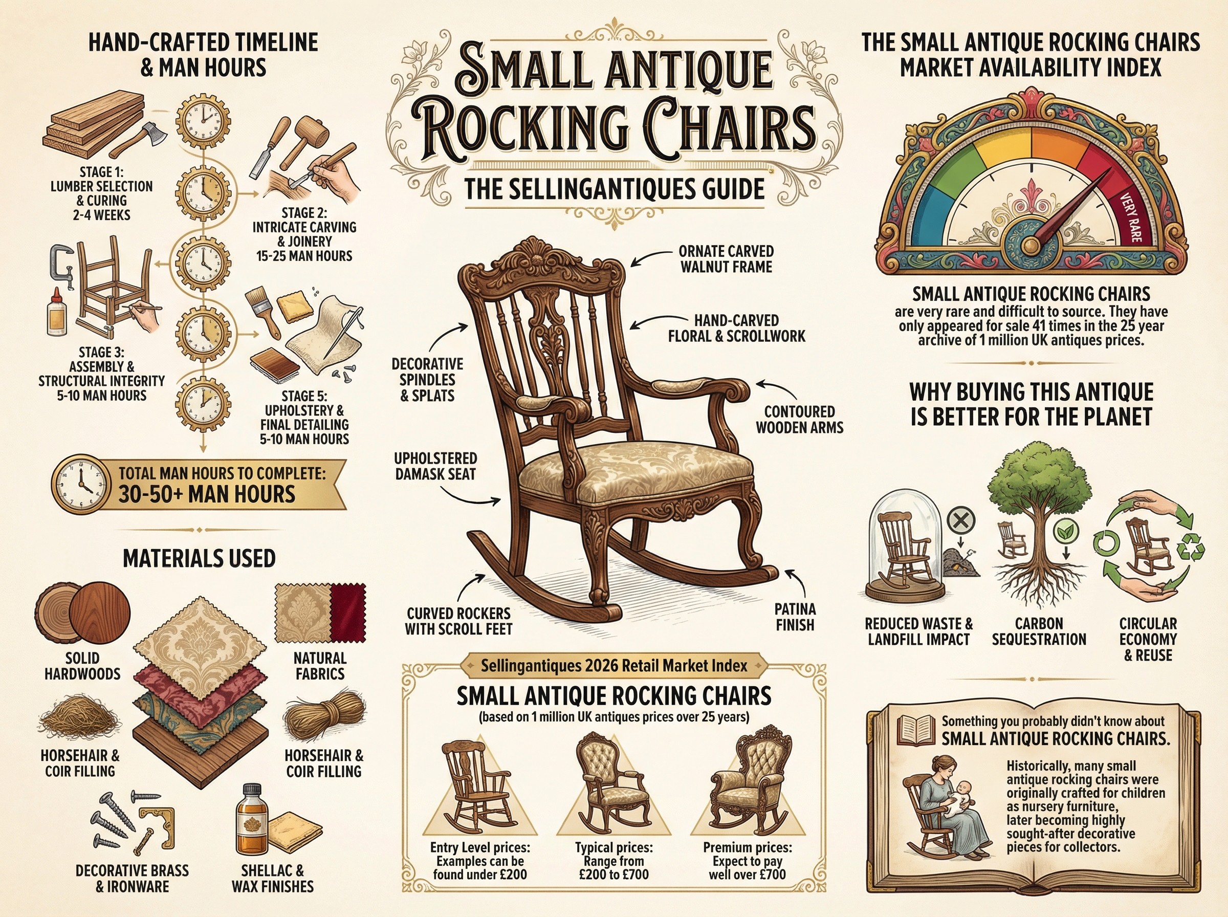 The Sellingantiques Guide to Small Antique Rocking Chairs