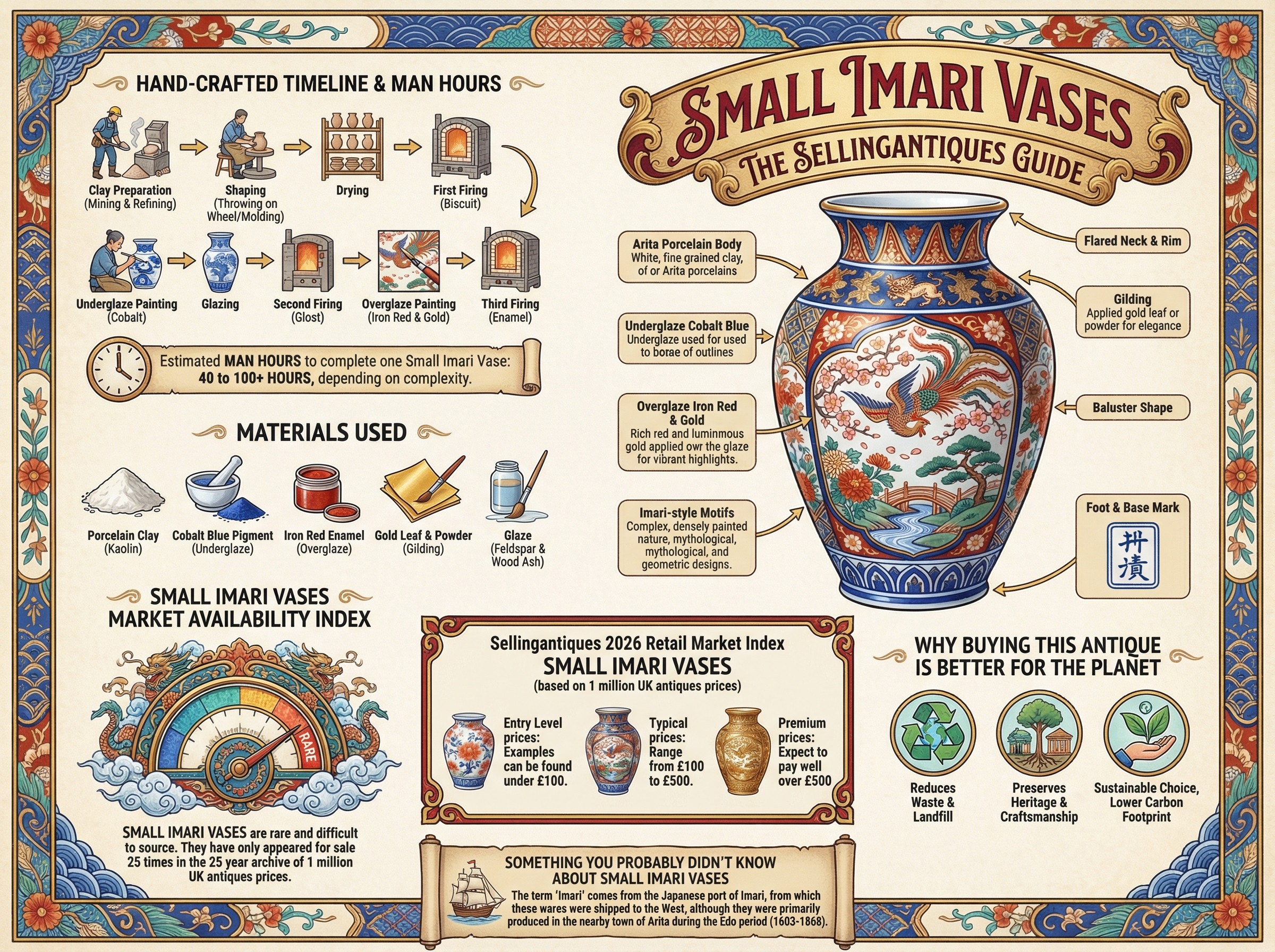 Small Imari Vases Guide Infographic