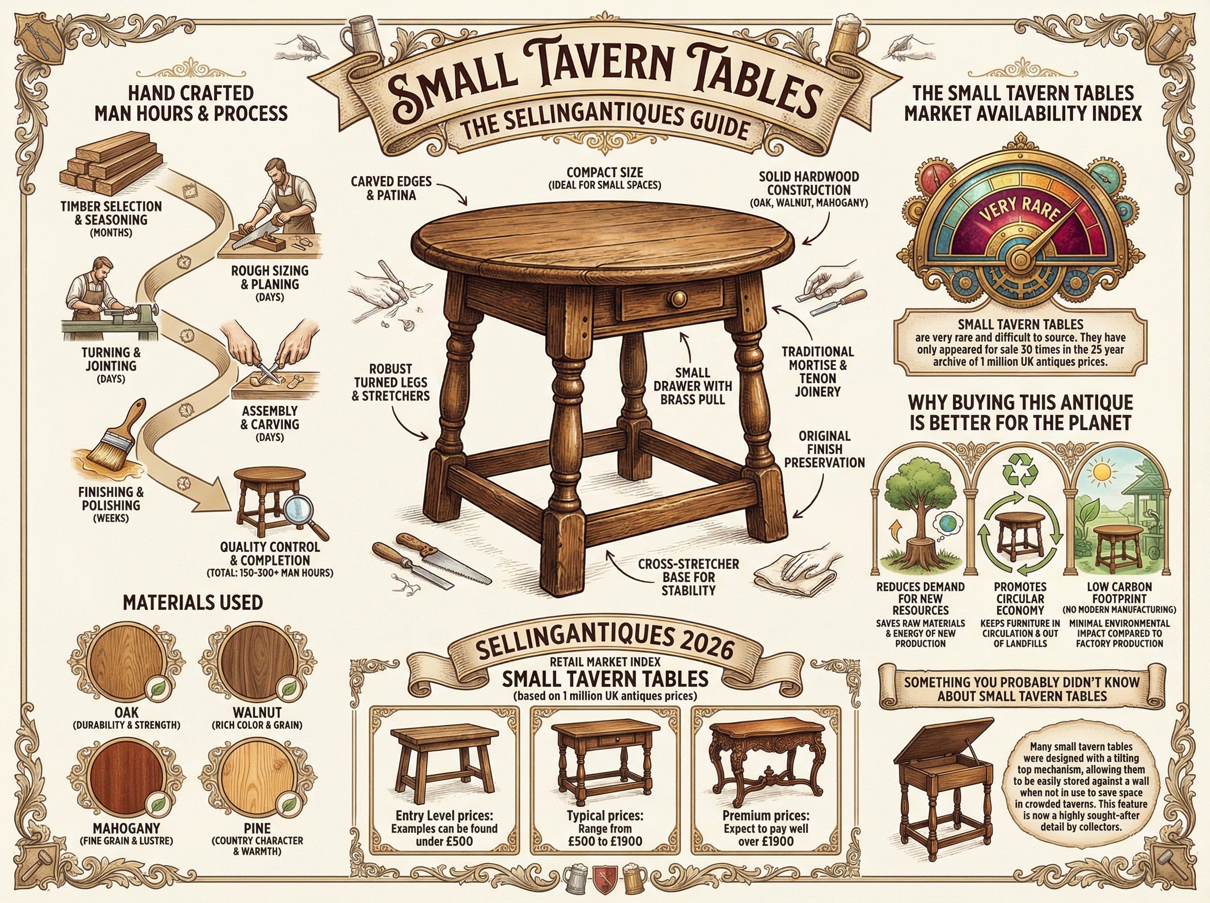 Small Tavern Tables Guide Infographic