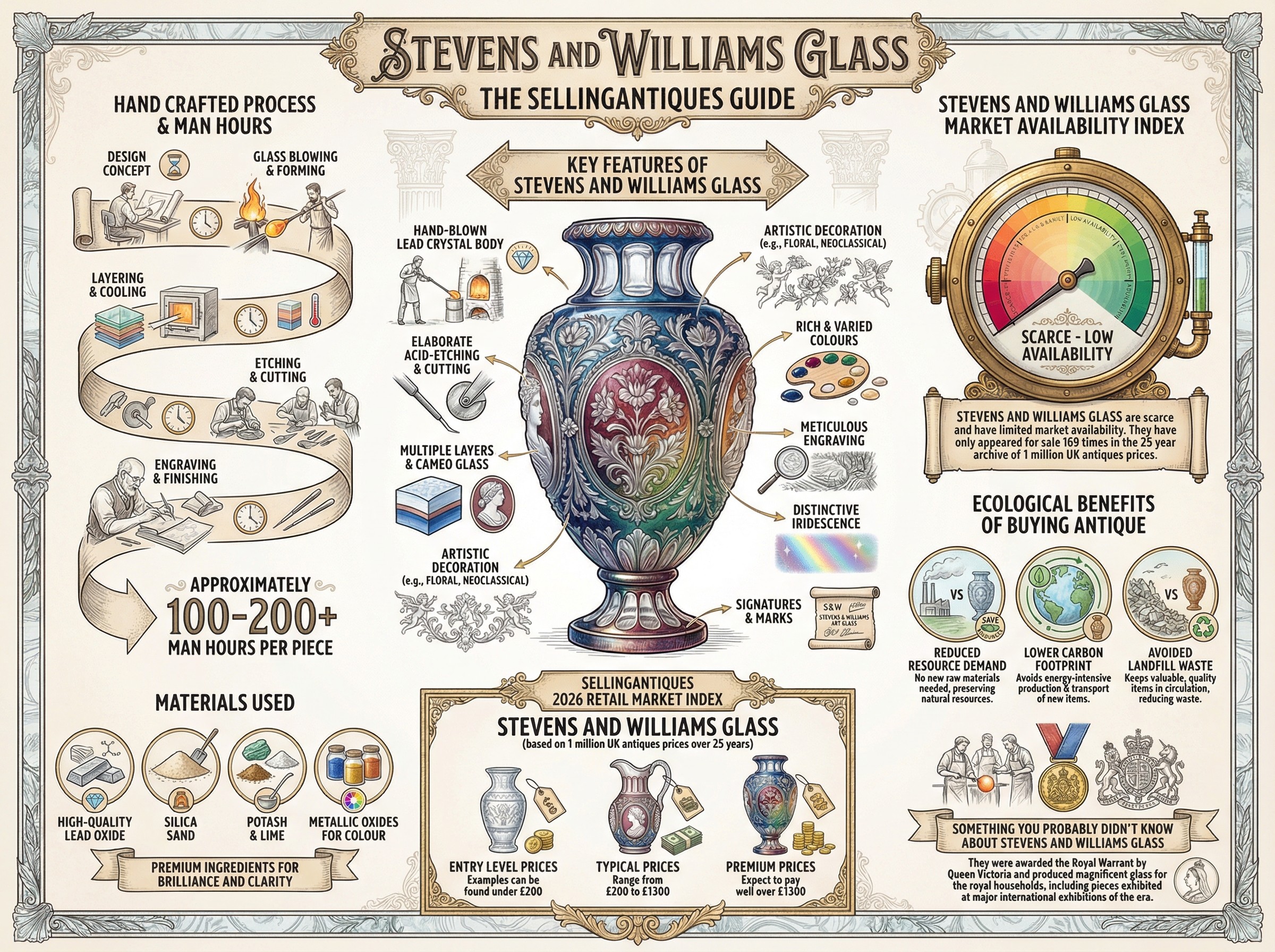 Stevens And Williams Glass Guide Infographic