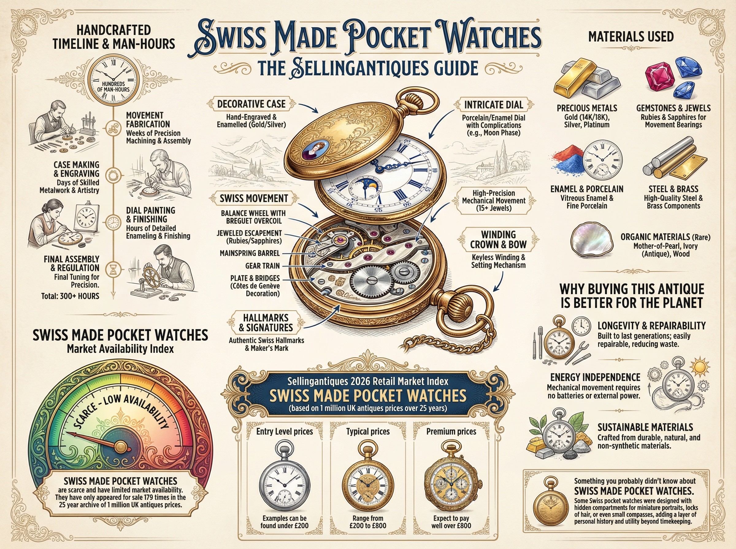 The Sellingantiques Guide to Swiss Made Pocket Watches
