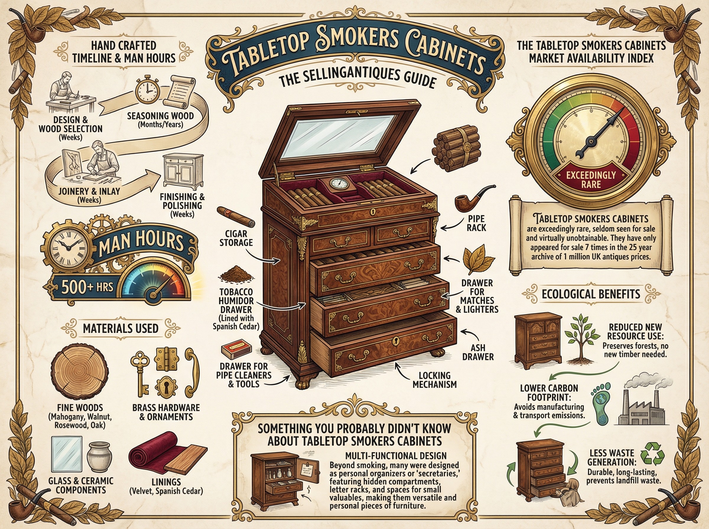 Tabletop Smokers Cabinets Guide Infographic
