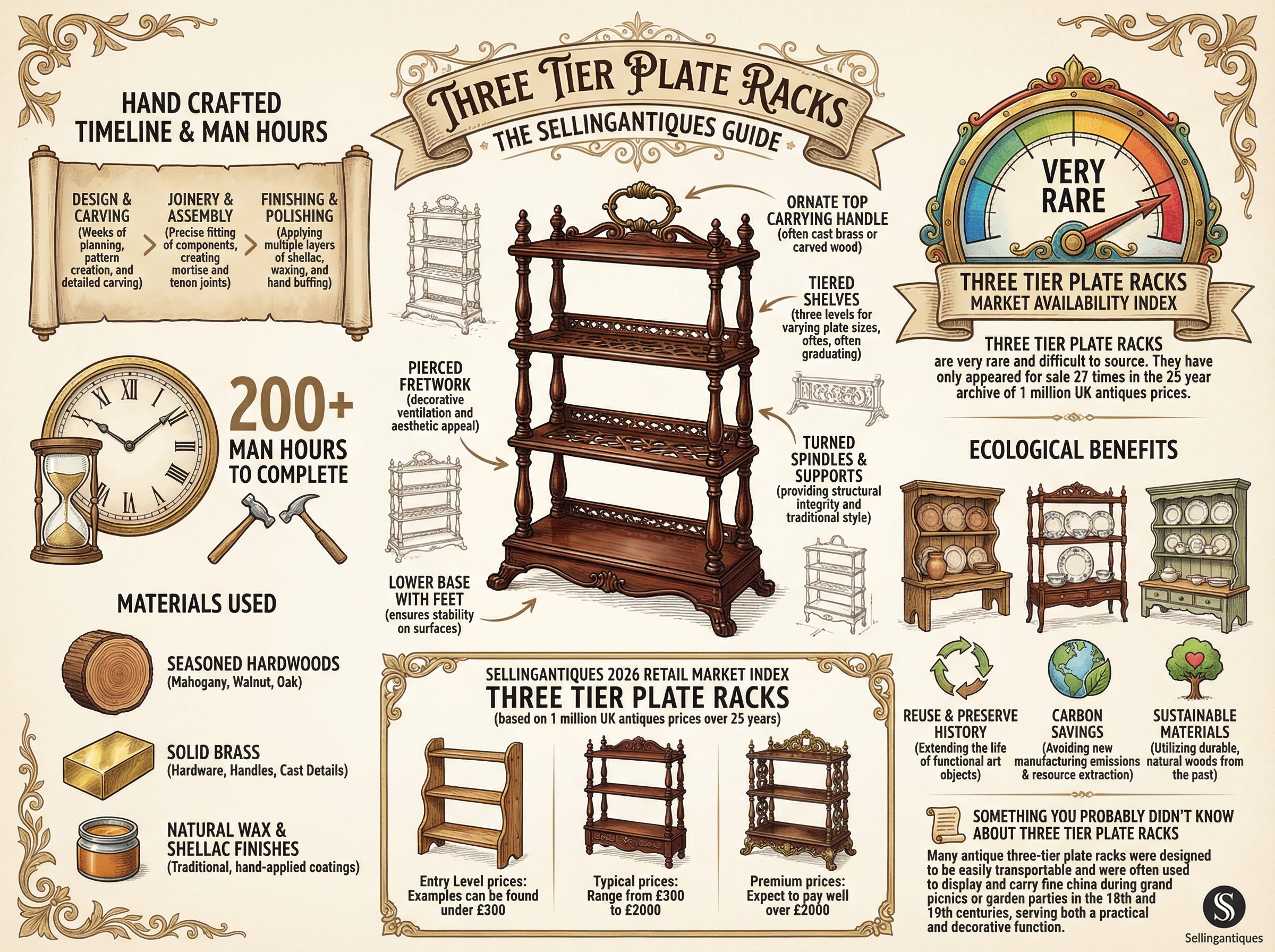 Three Tier Plate Racks Guide Infographic