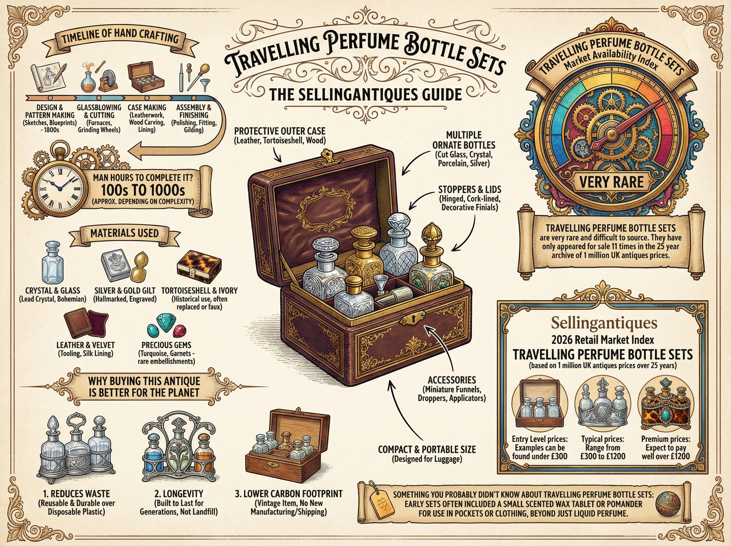 Travelling Perfume Bottle Sets Guide Infographic