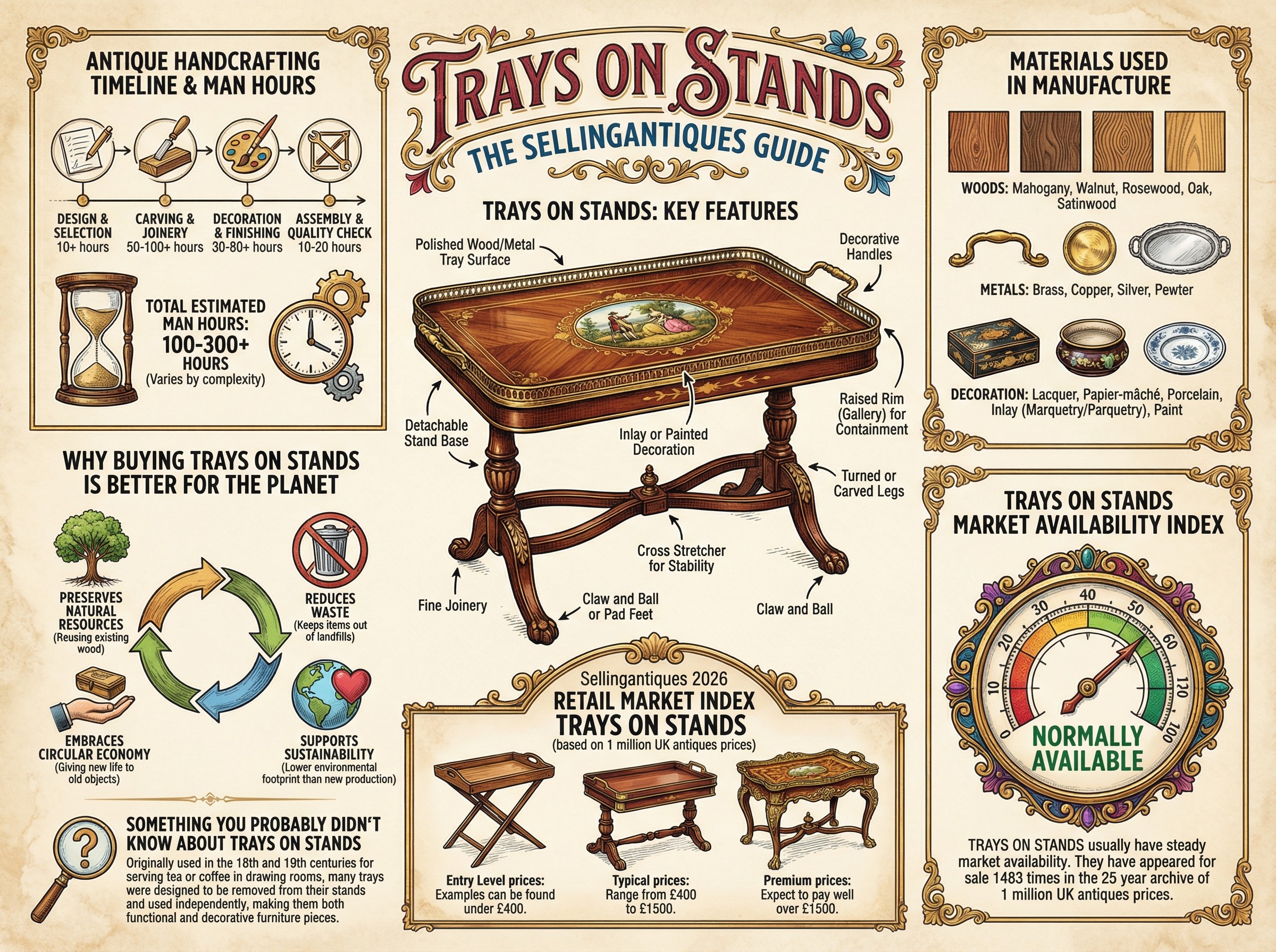 Trays On Stands Guide Infographic