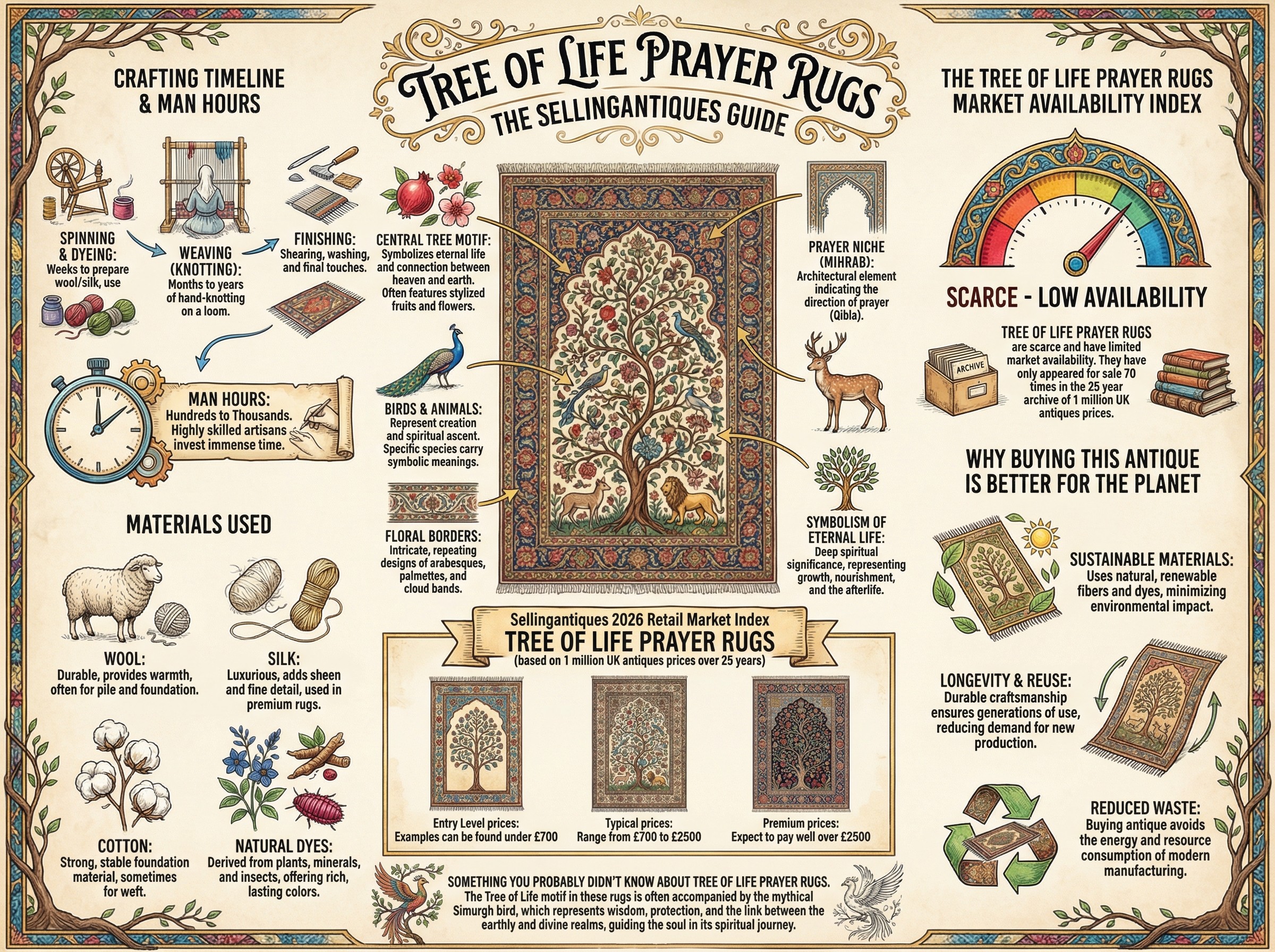 Tree Of Life Prayer Rugs Guide Infographic