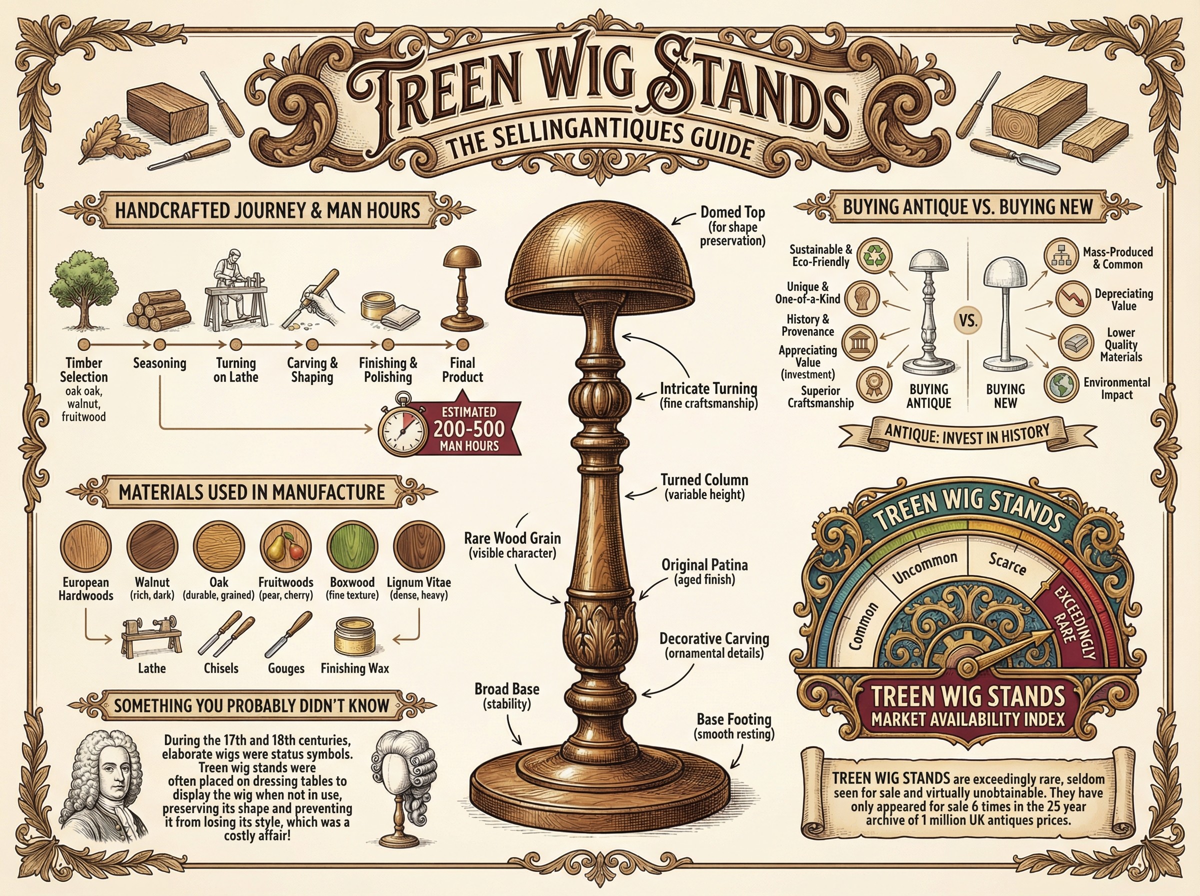 Treen Wig Stands Guide Infographic