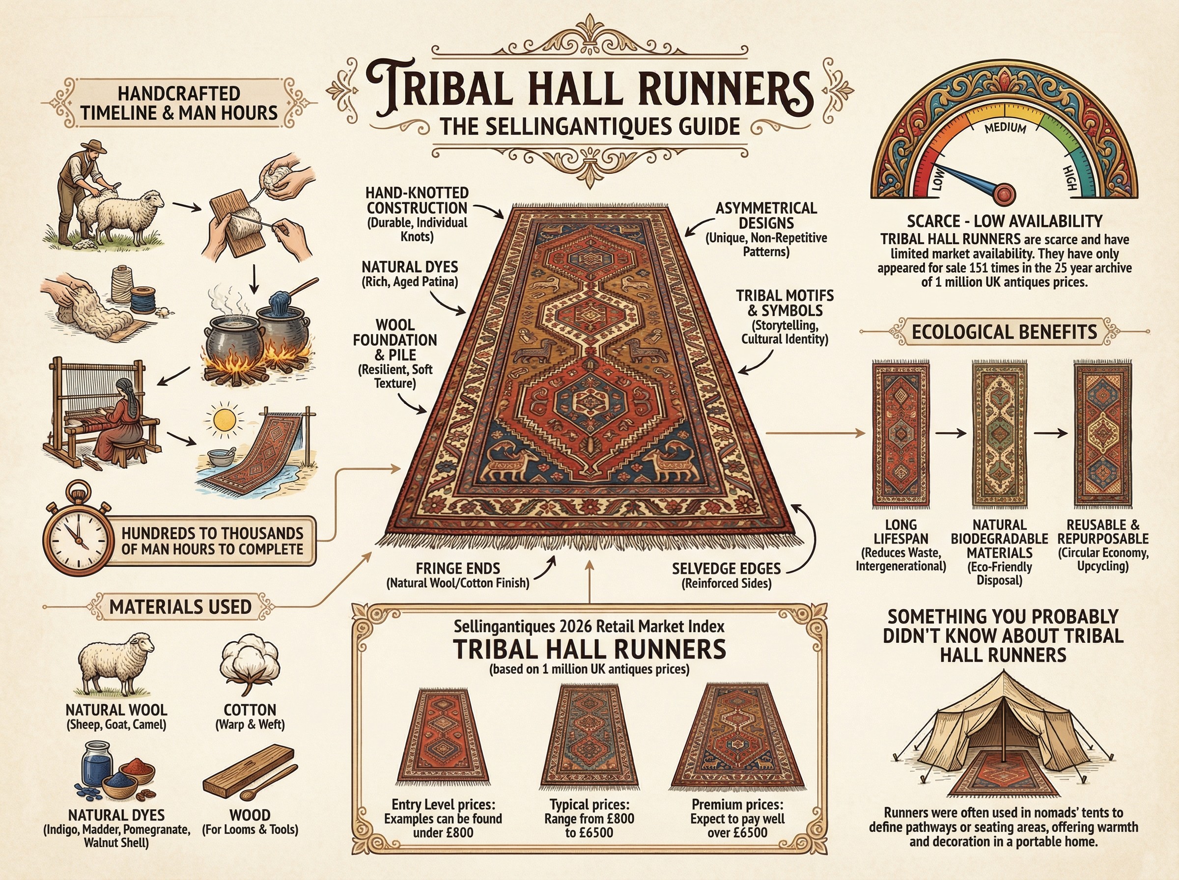 Tribal Hall Runners Guide Infographic
