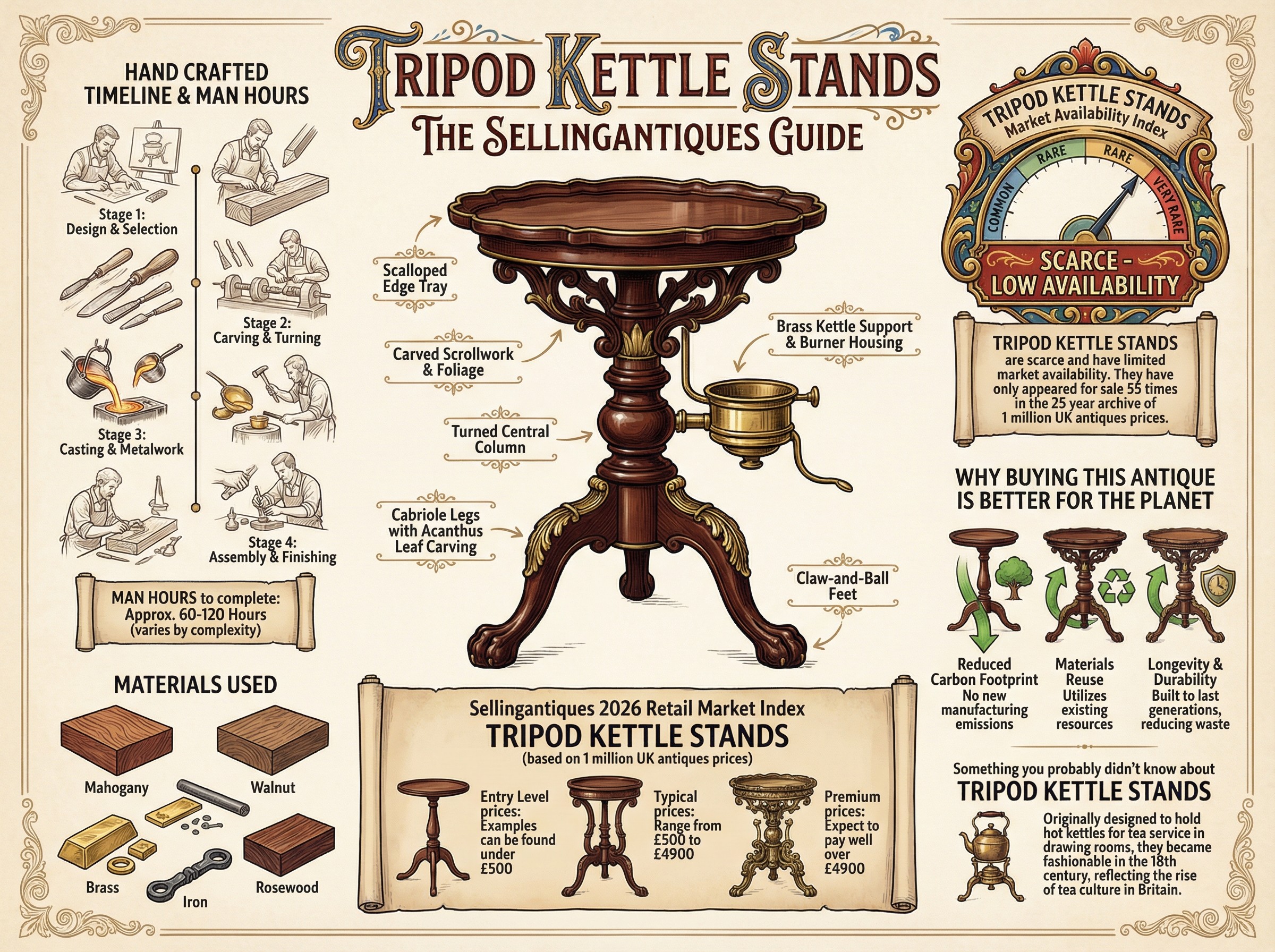 Tripod Kettle Stands Guide Infographic