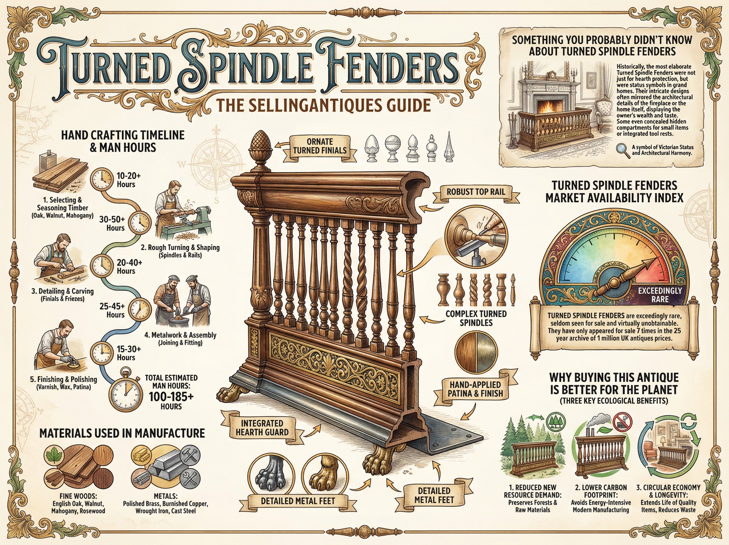 Turned Spindle Fenders Guide Infographic