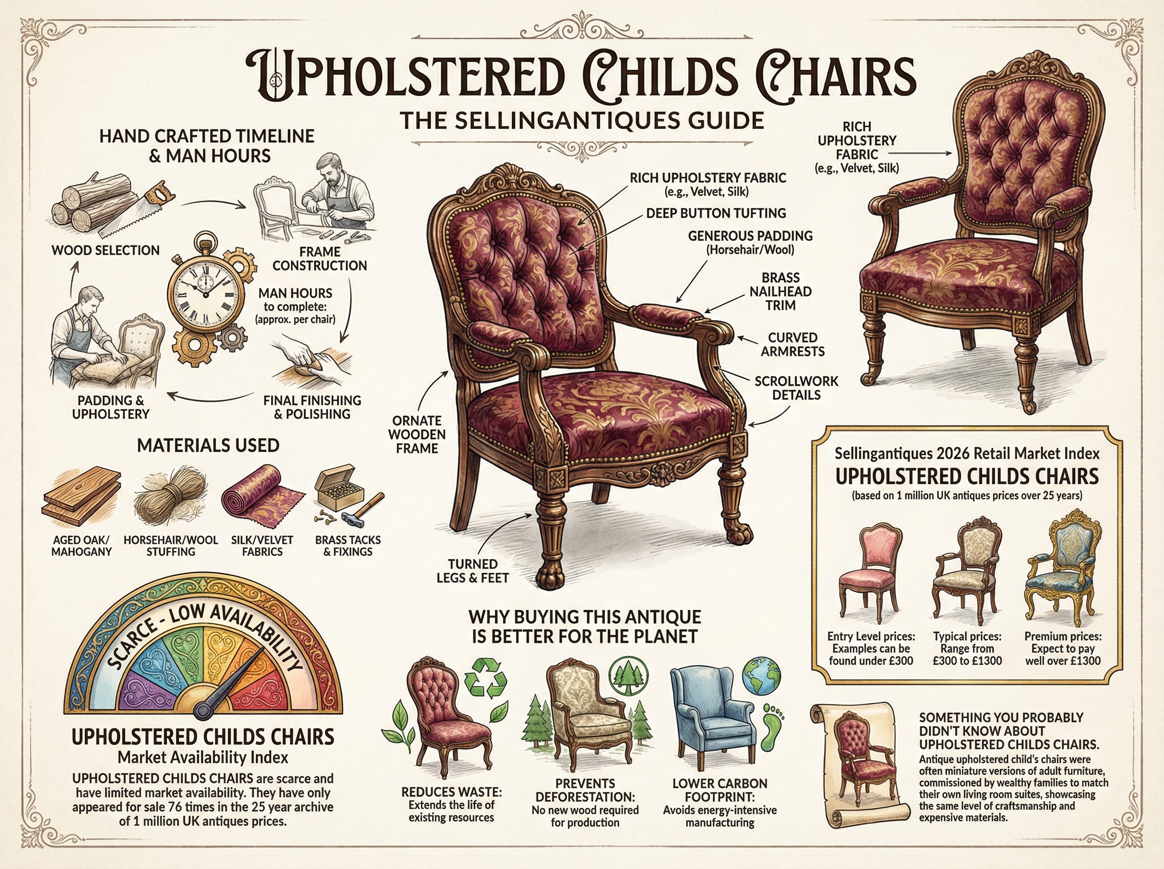 Upholstered Childs Chairs Guide Infographic