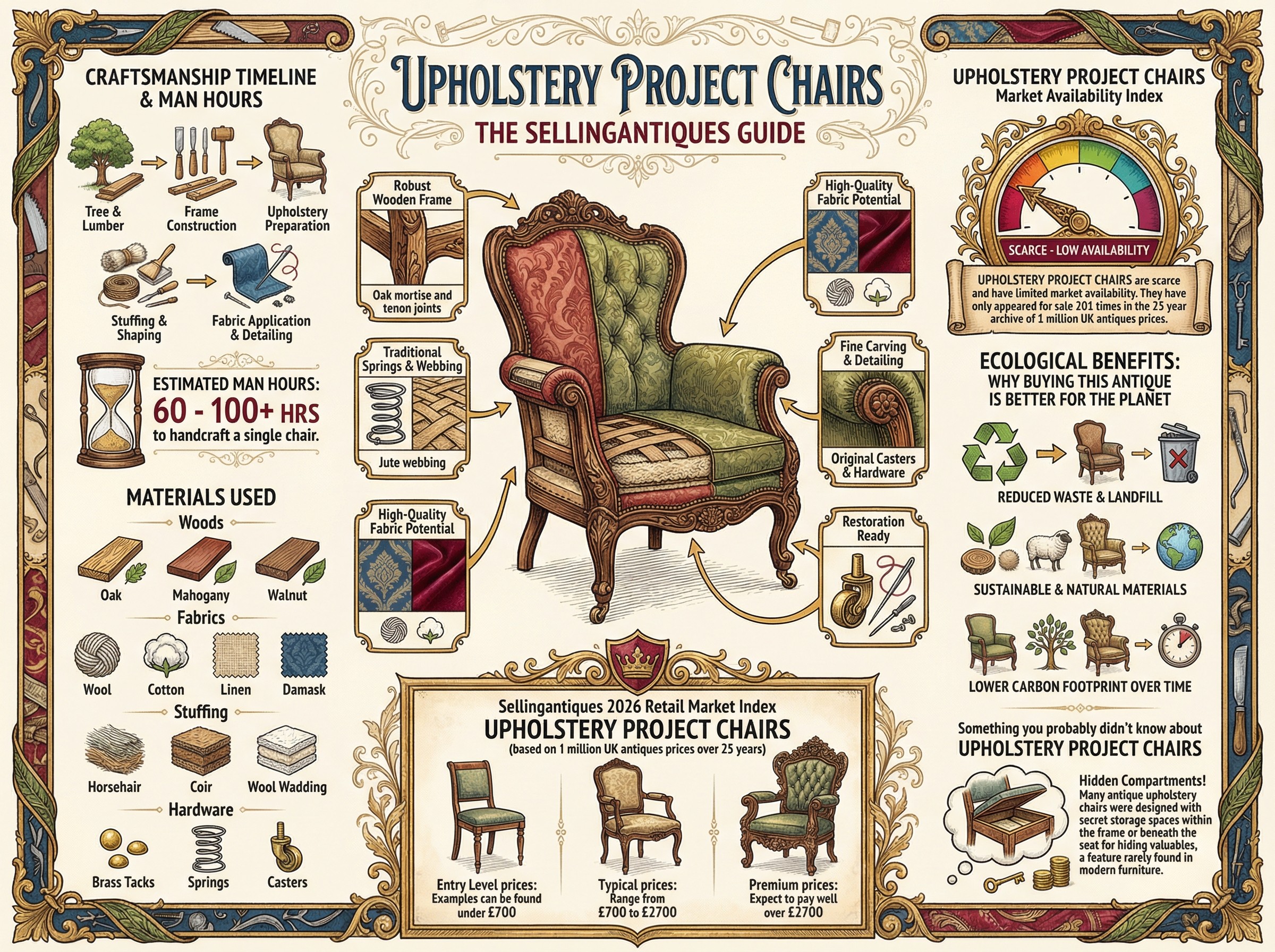 Upholstery Project Chairs Guide Infographic
