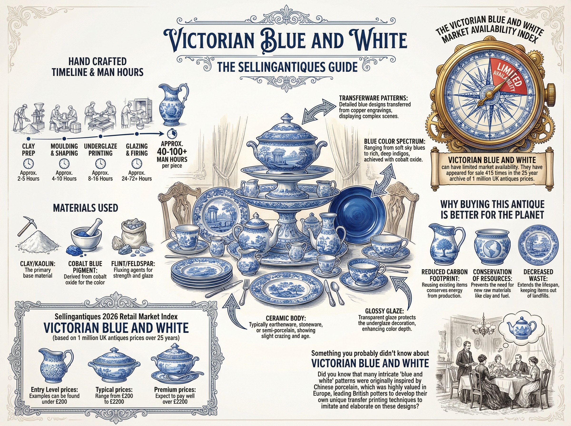 The Sellingantiques Guide to Victorian Blue And White