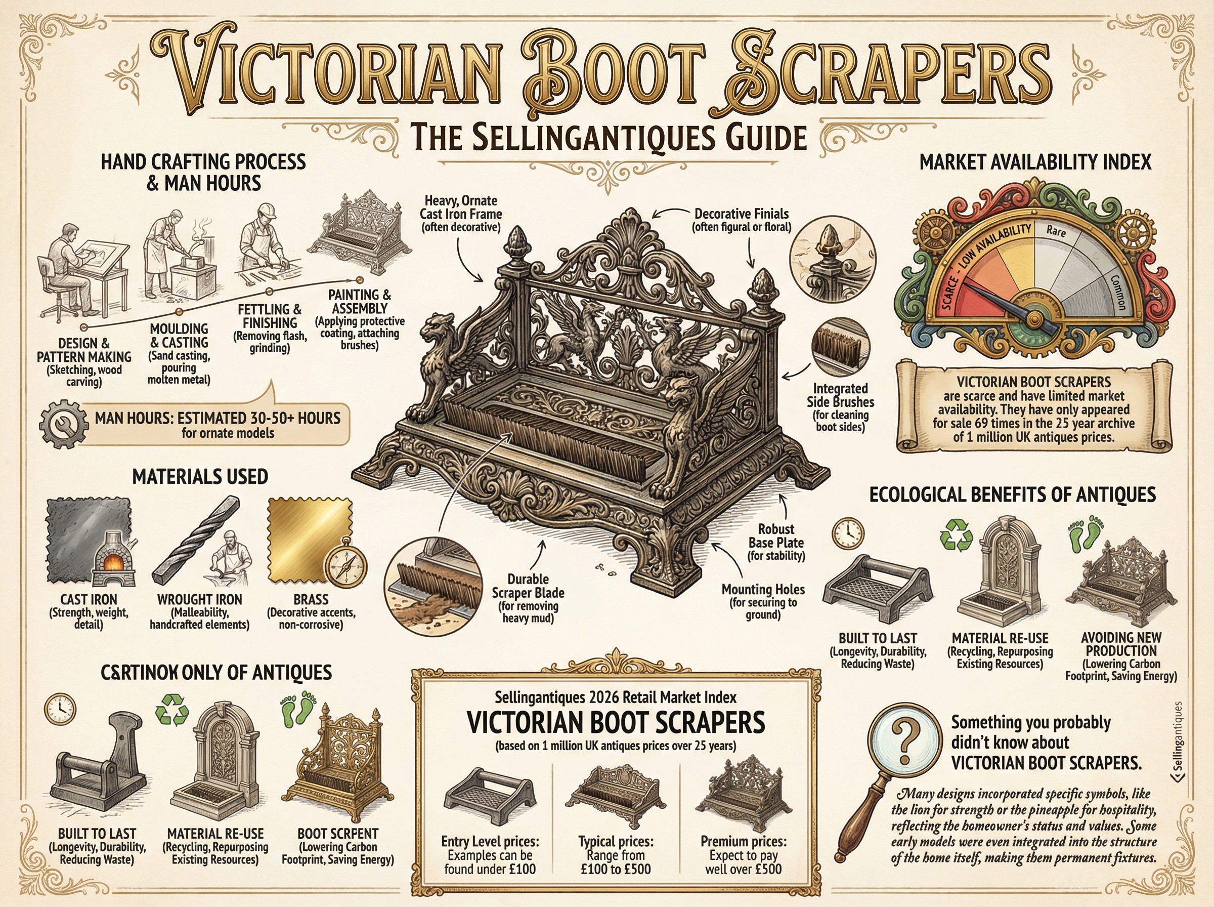 Victorian Boot Scrapers Guide Infographic