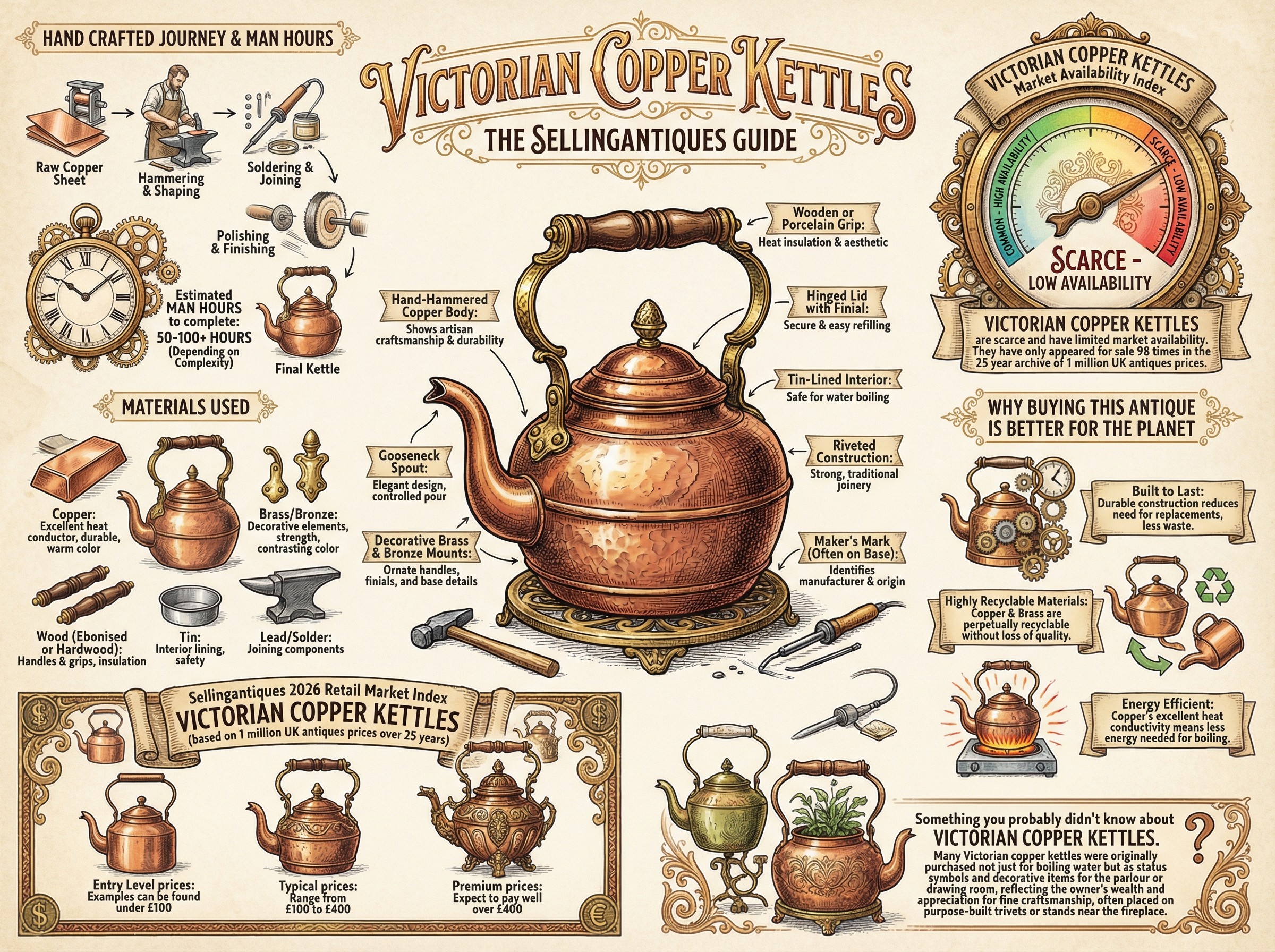 Victorian Copper Kettles Guide Infographic