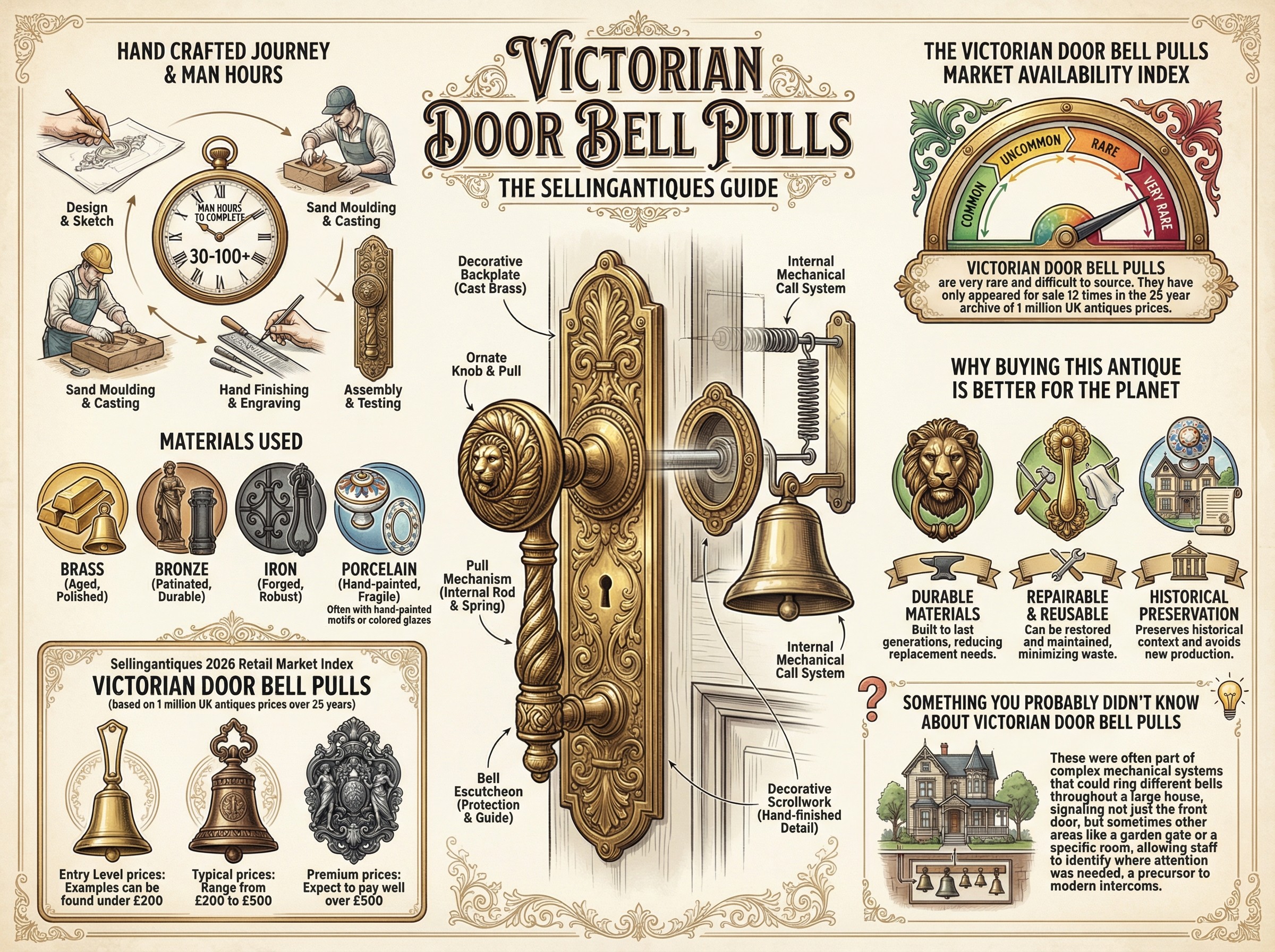 Victorian Door Bell Pulls Guide Infographic