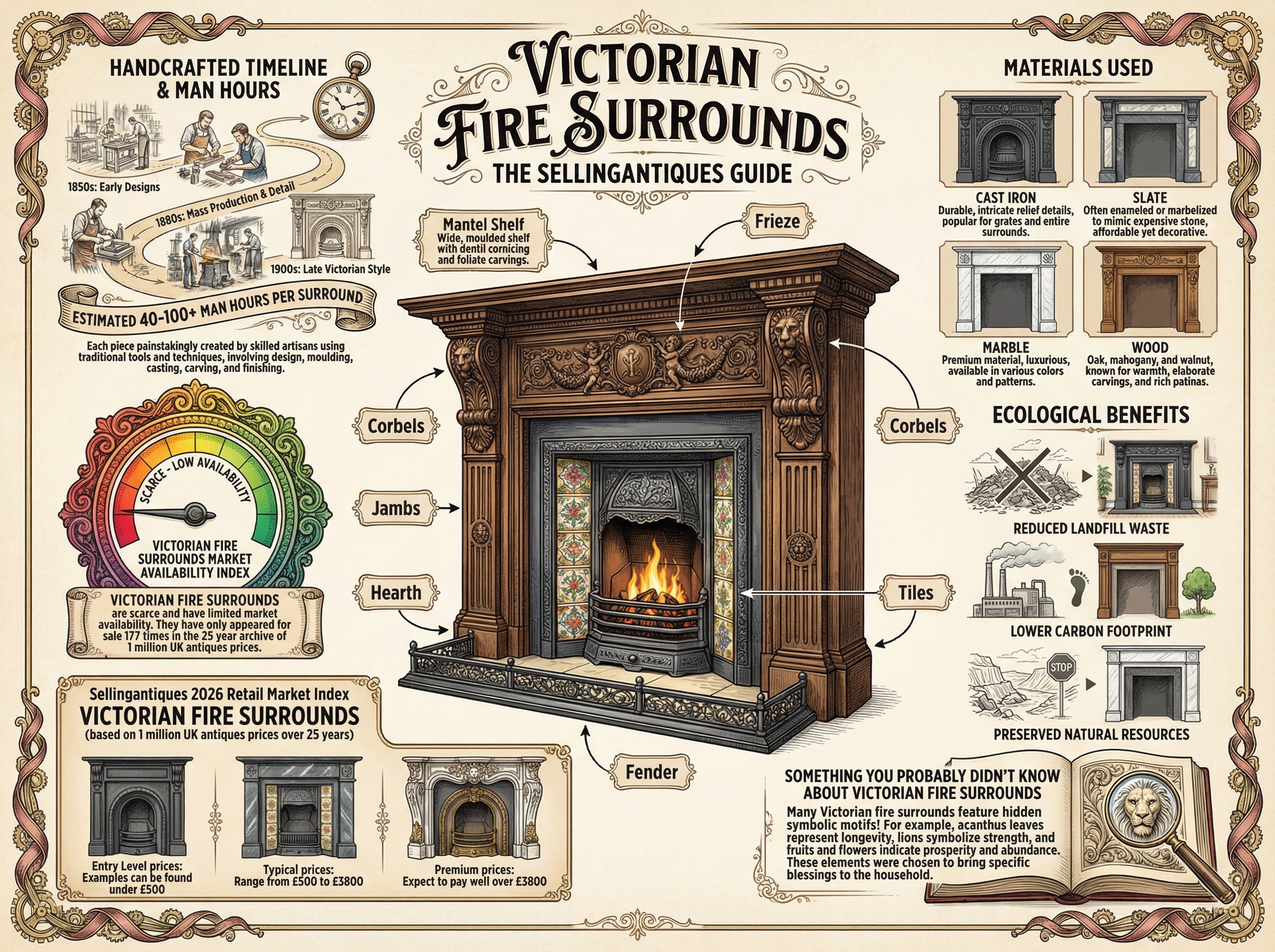 The Sellingantiques Guide to Victorian Fire Surrounds