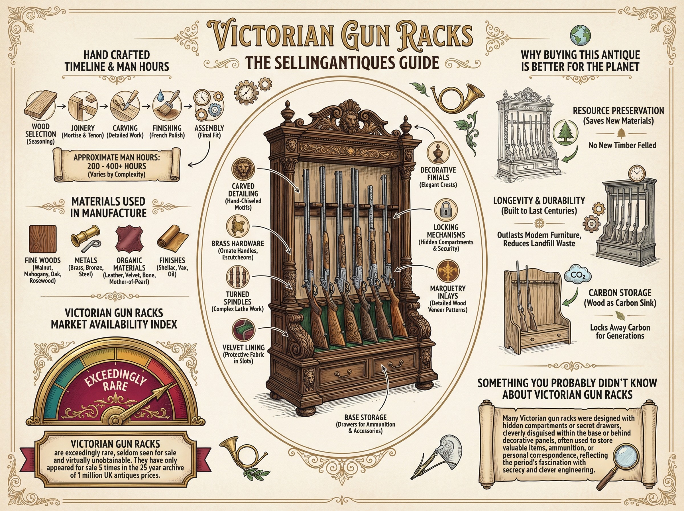 Victorian Gun Racks Guide Infographic