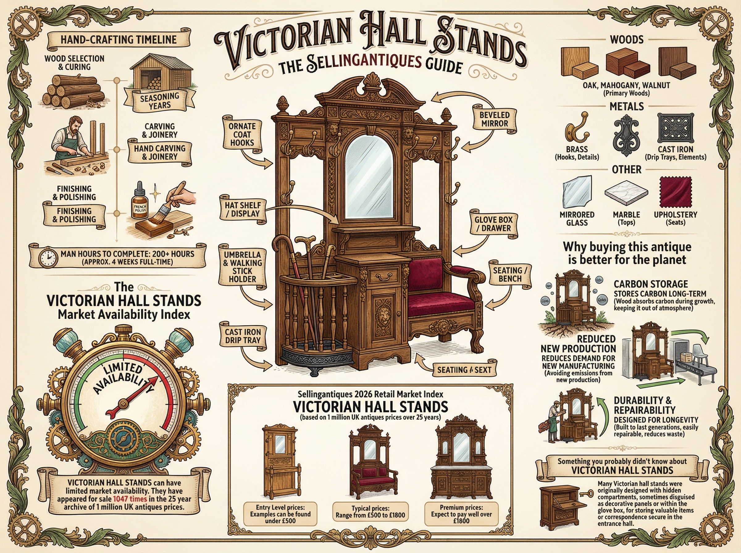 Victorian Hall Stands Guide Infographic