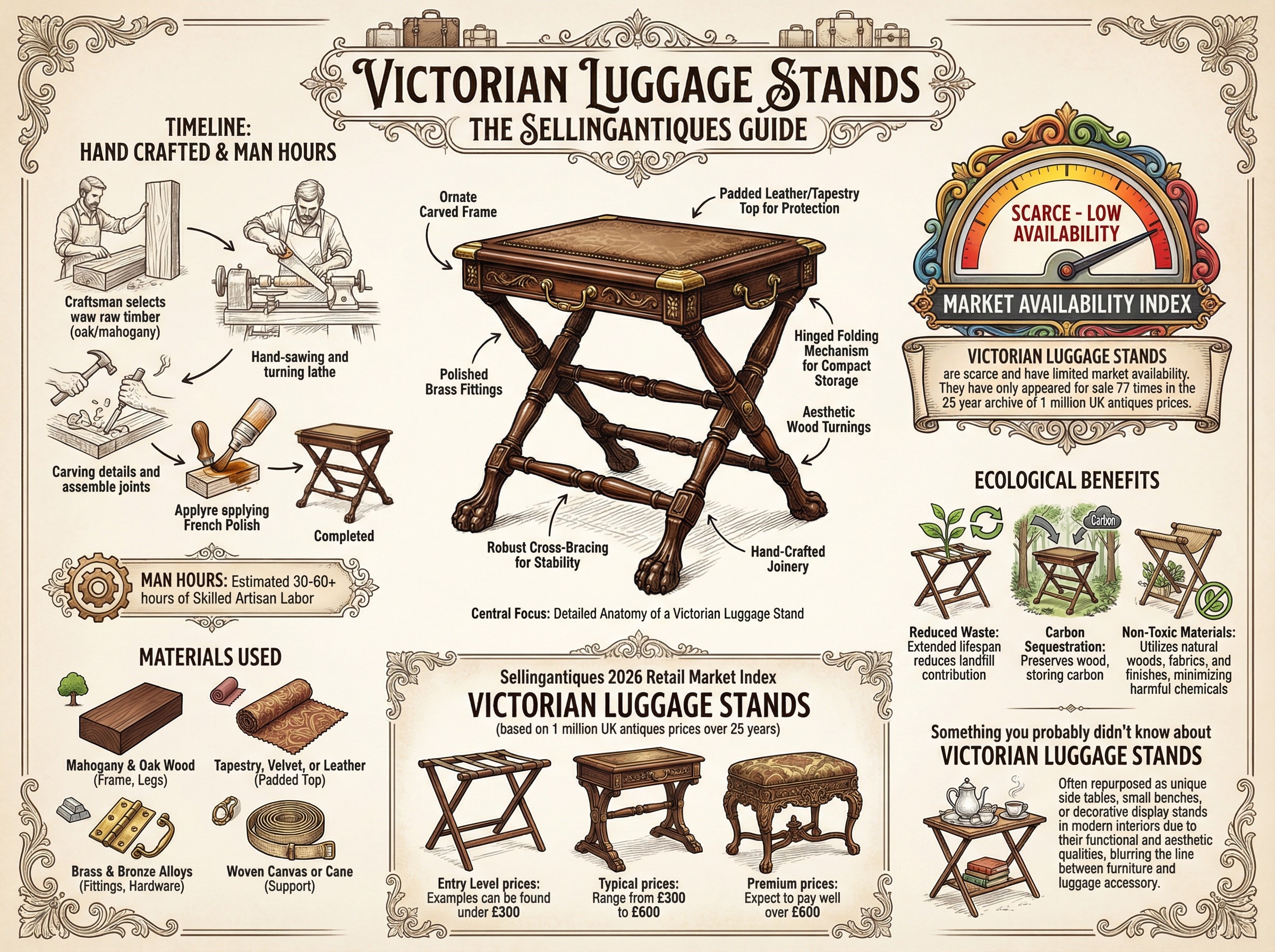 Victorian Luggage Stands Guide Infographic