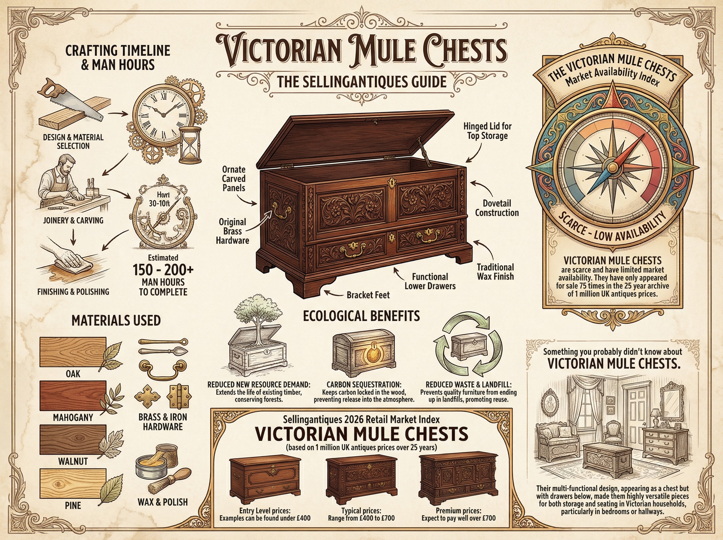Victorian Mule Chests Guide Infographic