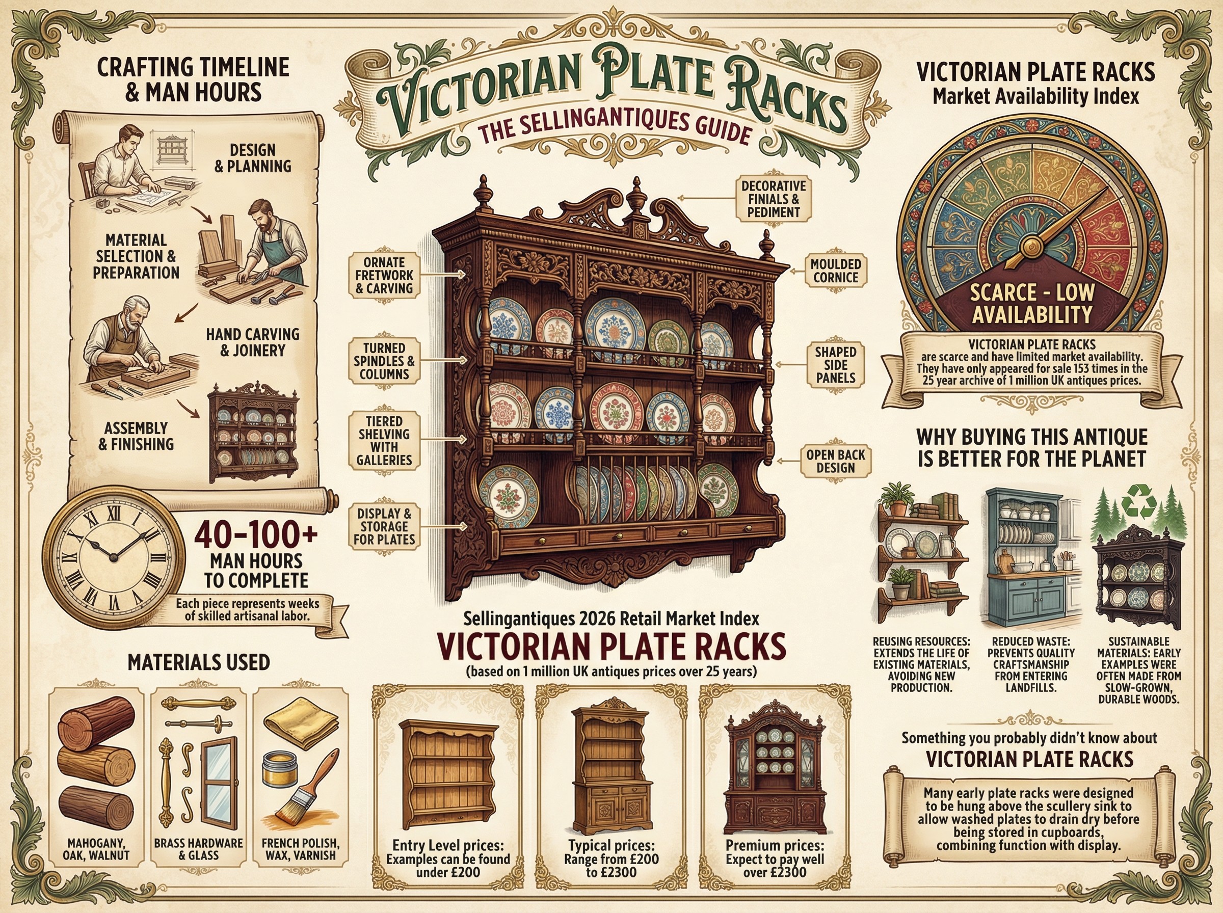 Victorian Plate Racks Guide Infographic