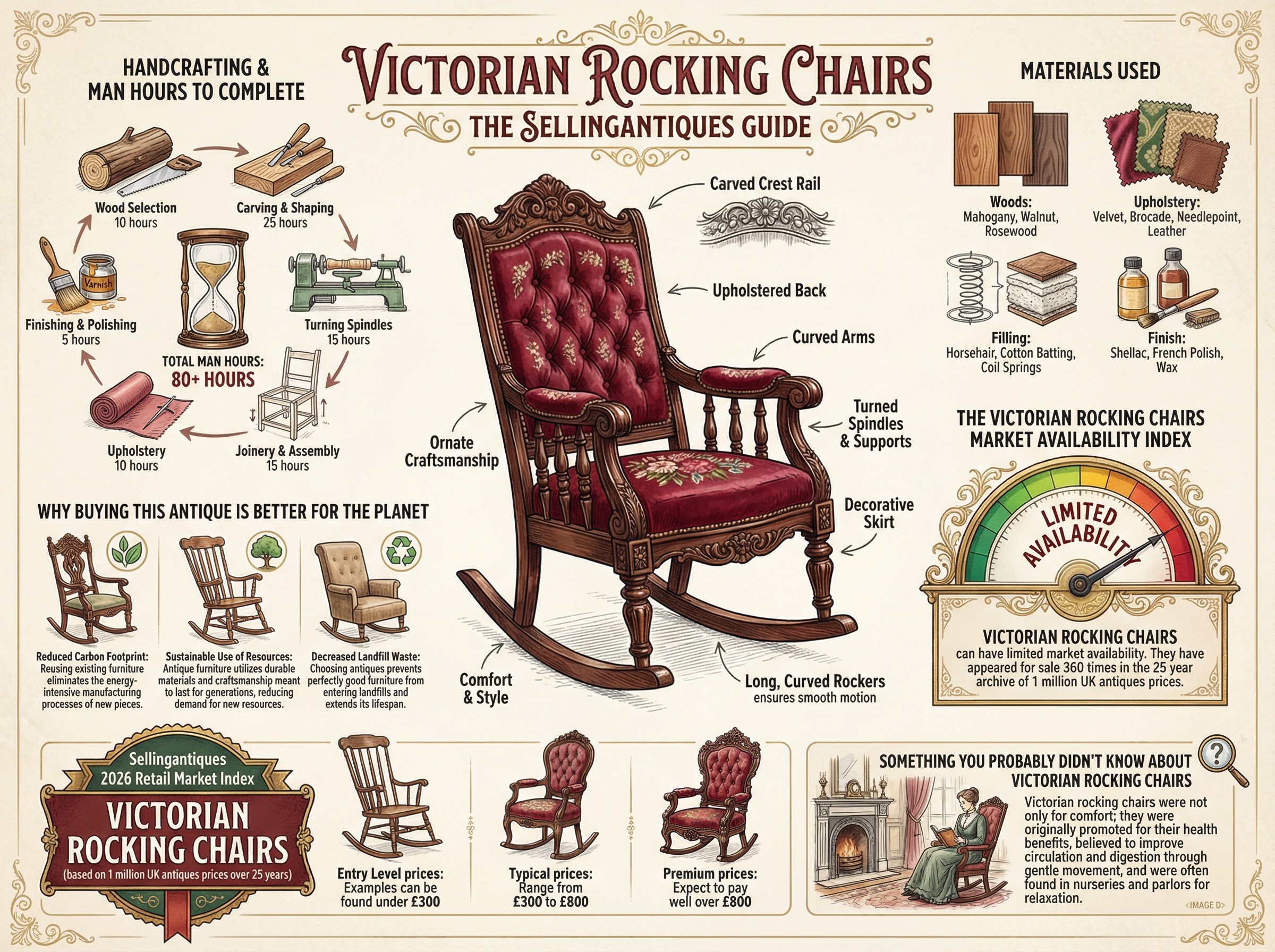 The Sellingantiques Guide to Victorian Rocking Chairs