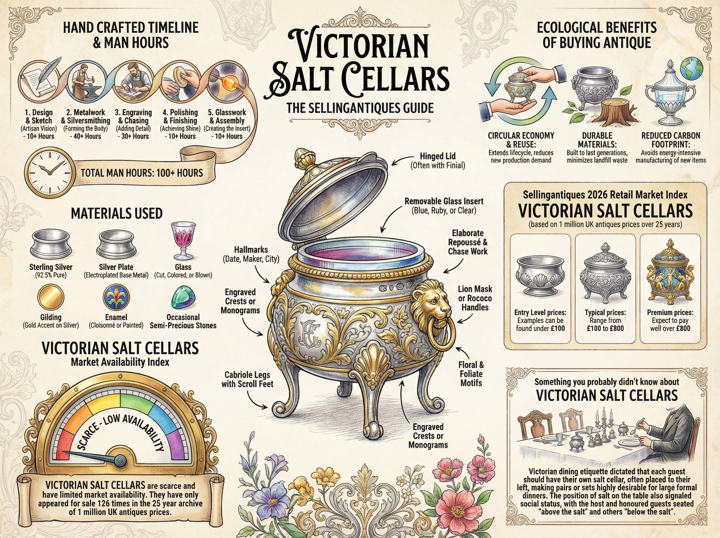 Victorian Salt Cellars Guide Infographic