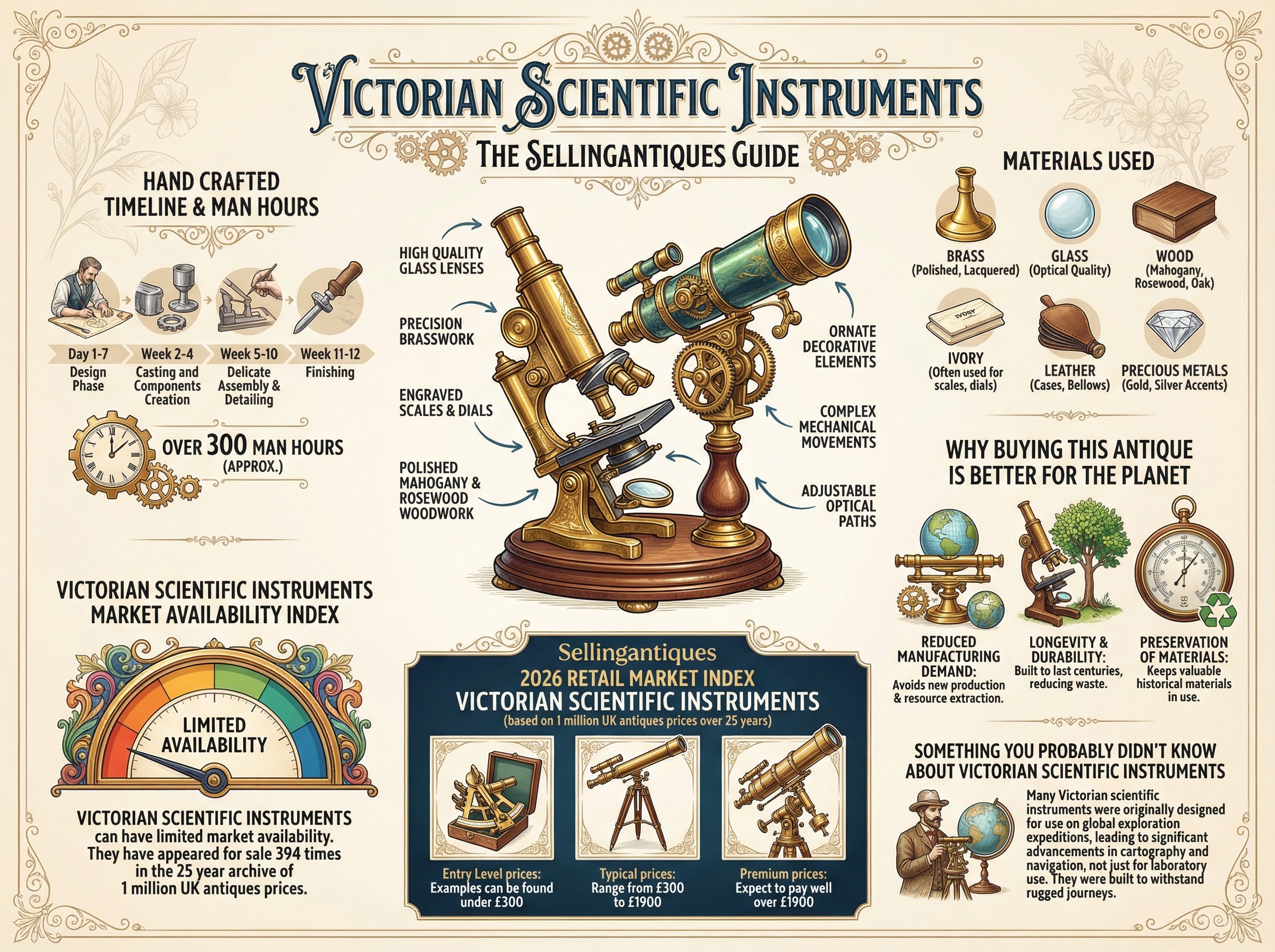 Victorian Scientific Instruments Guide Infographic