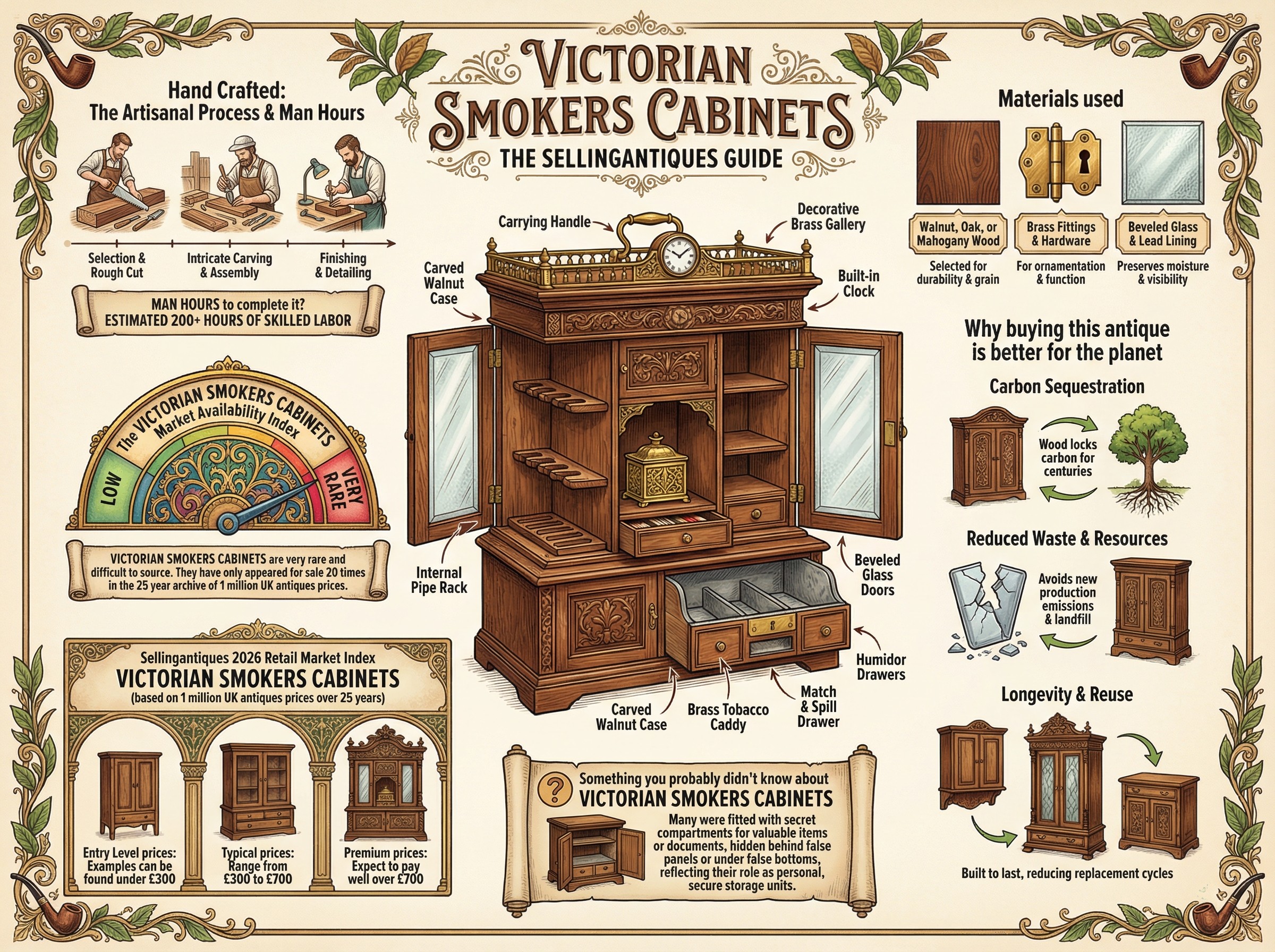 Victorian Smokers Cabinets Guide Infographic