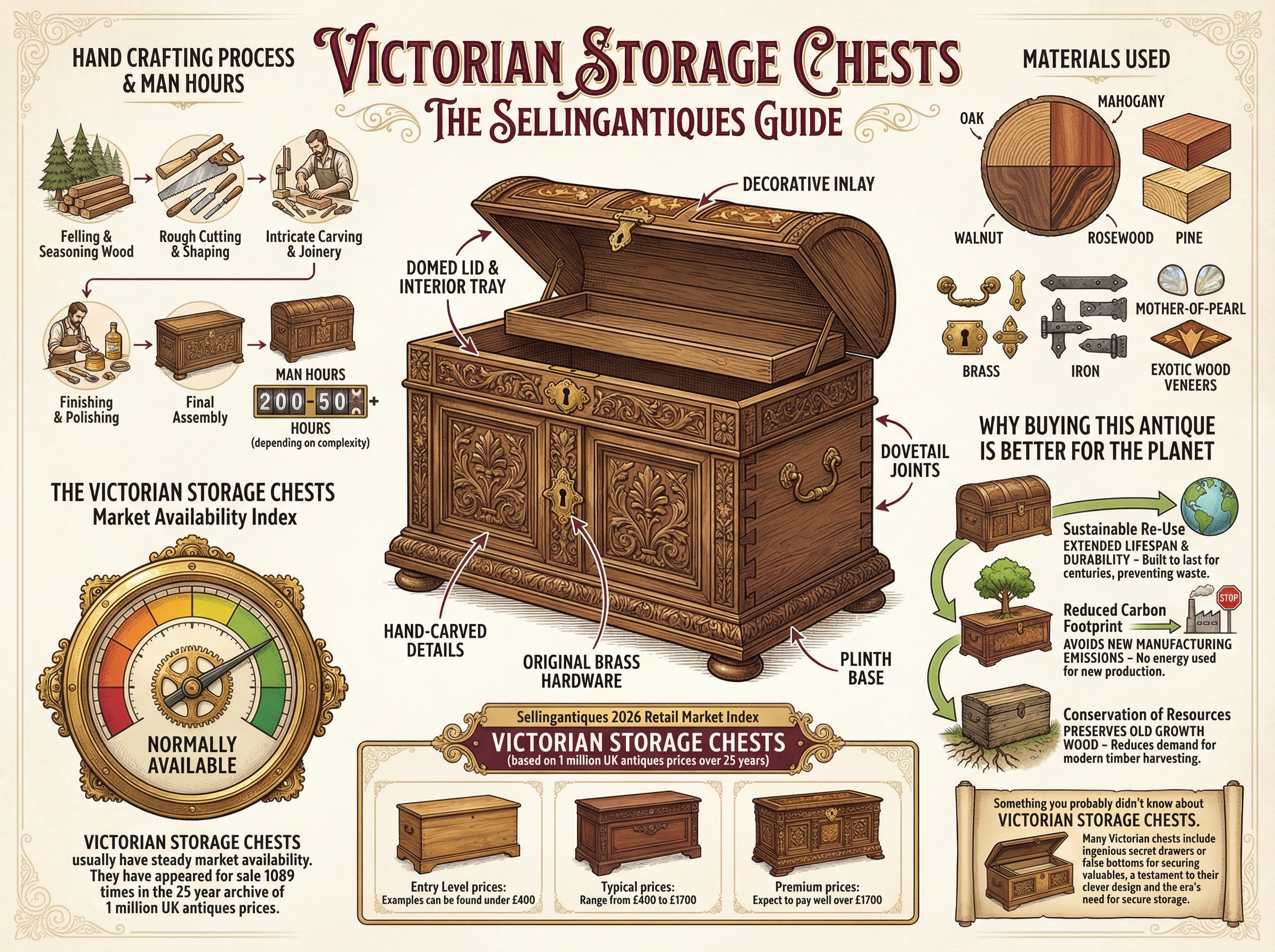 Victorian Storage Chests Guide Infographic