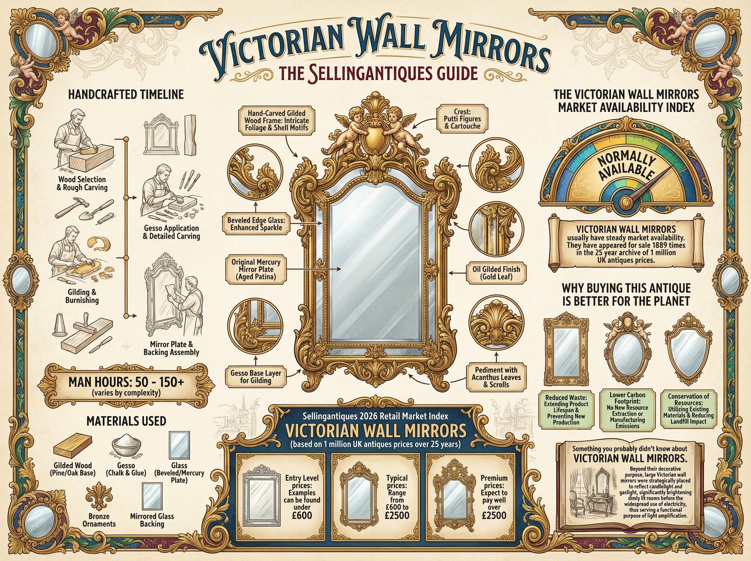 Victorian Wall Mirrors Guide Infographic