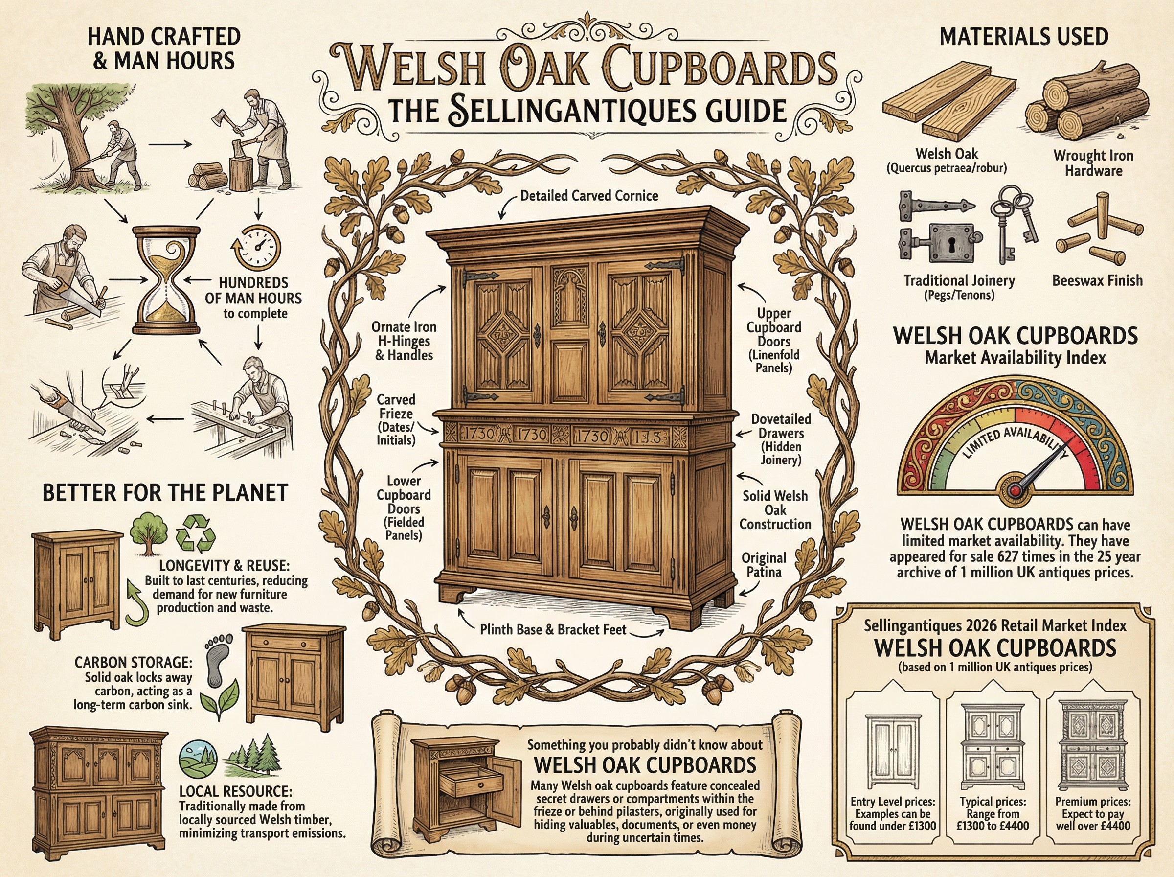 Welsh Oak Cupboards Guide Infographic