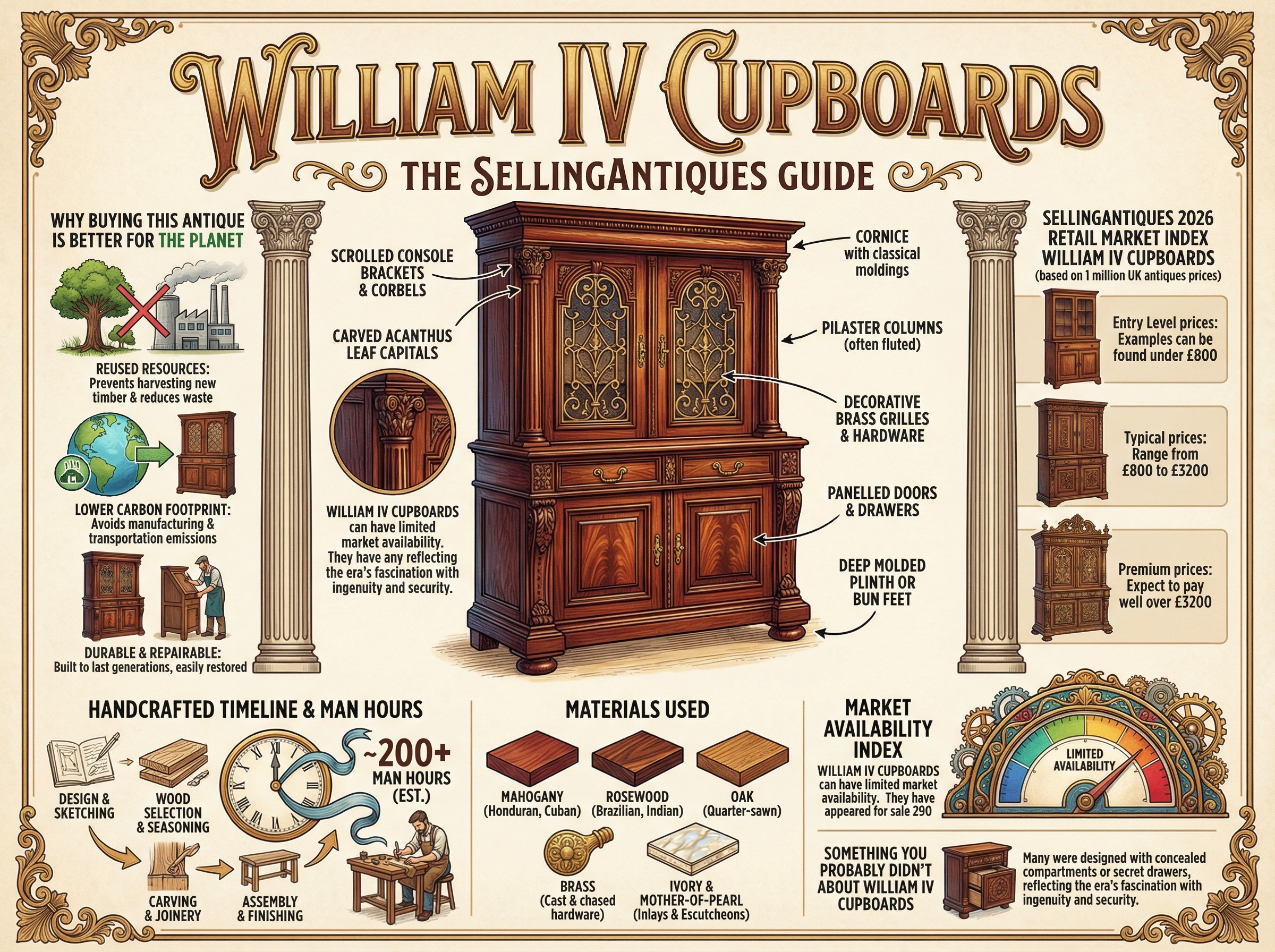 William Iv Cupboards Guide Infographic