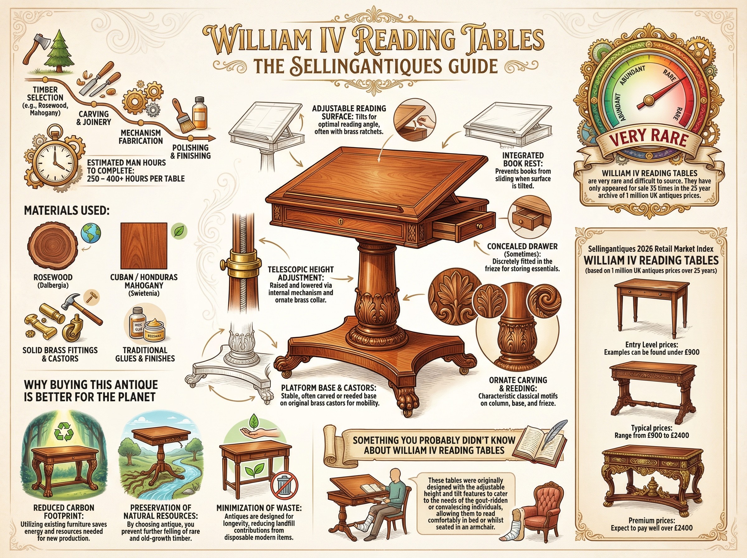 William Iv Reading Tables Guide Infographic