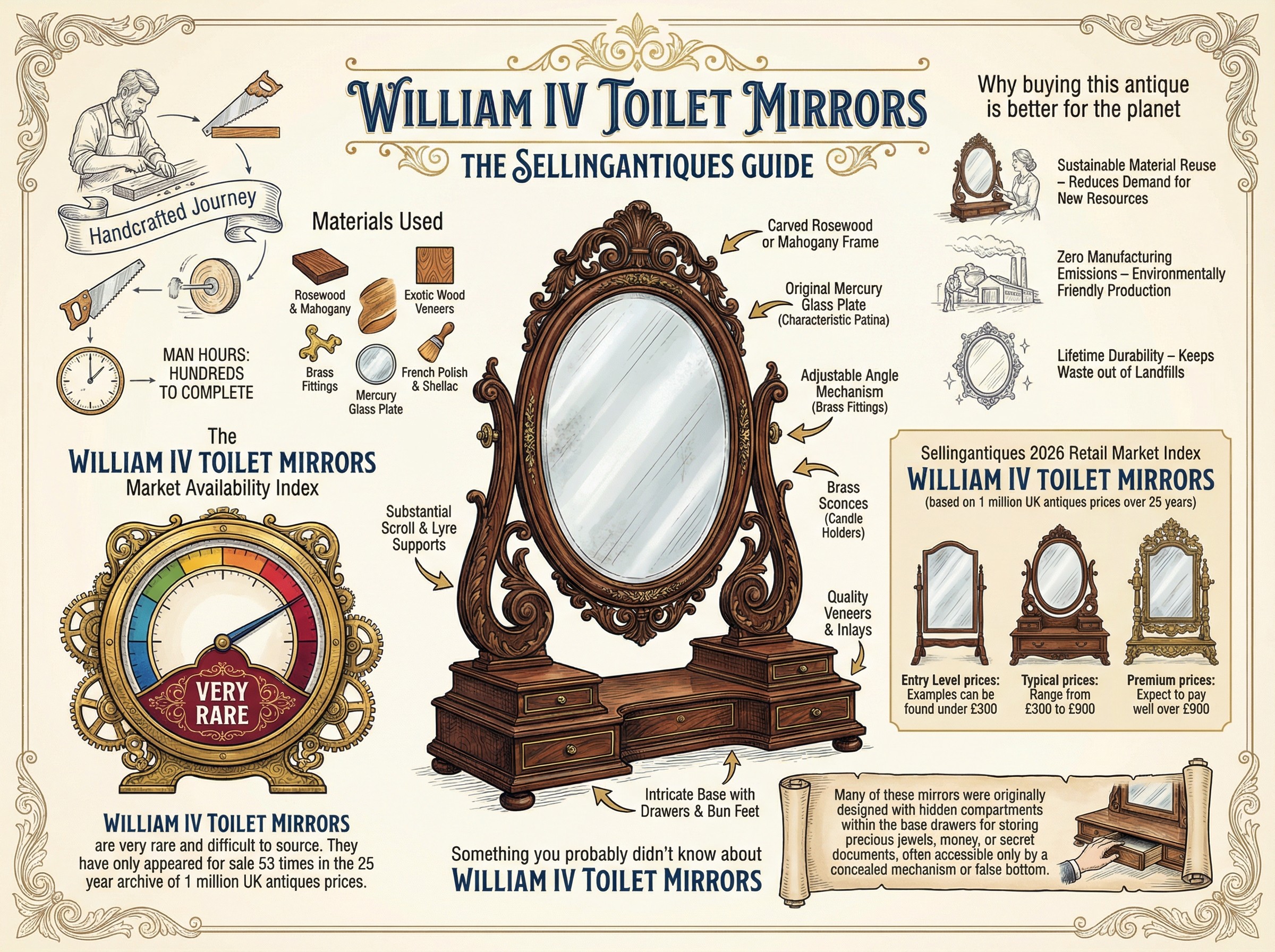 William Iv Toilet Mirrors Guide Infographic