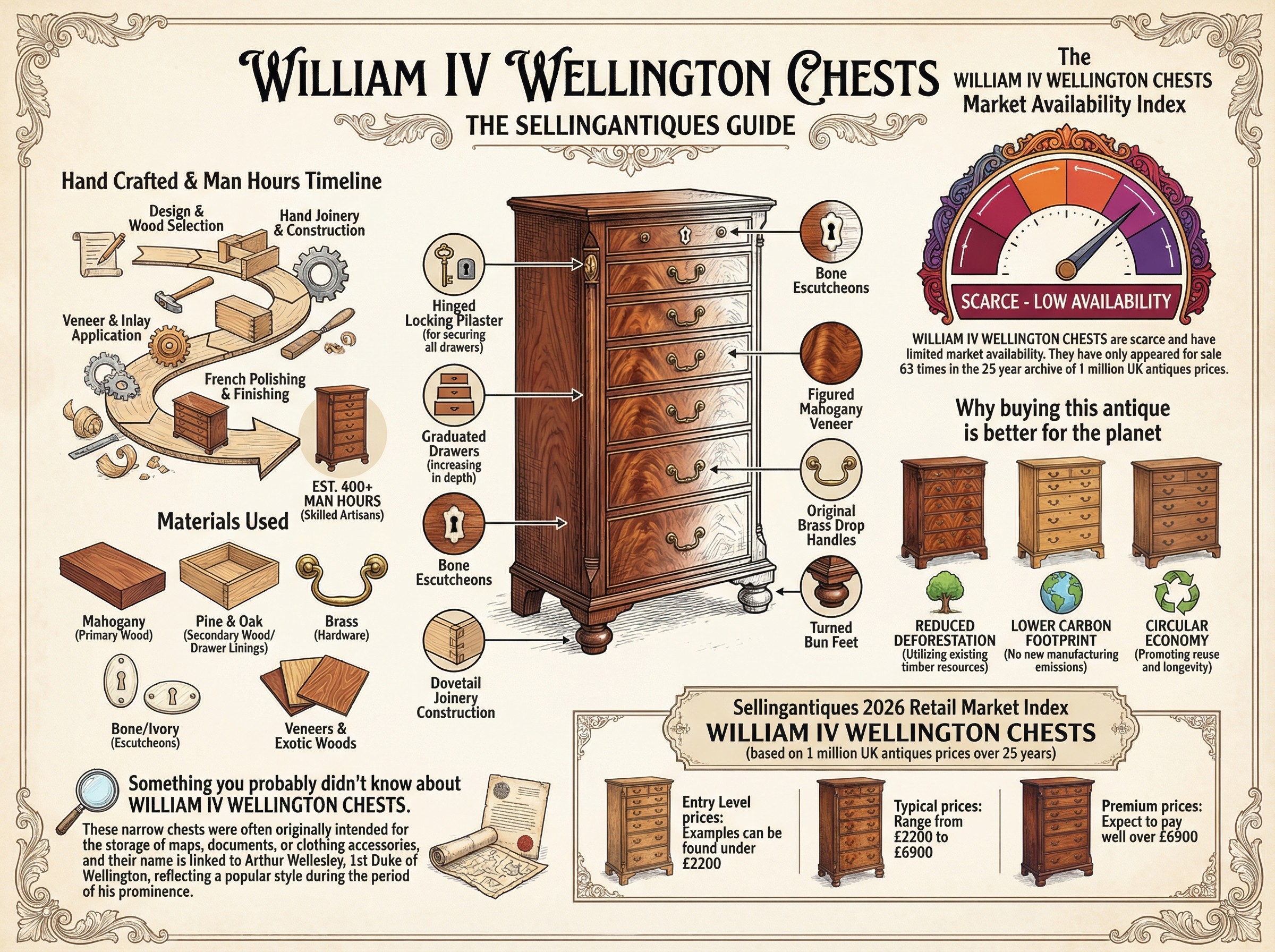 William Iv Wellington Chests Guide Infographic