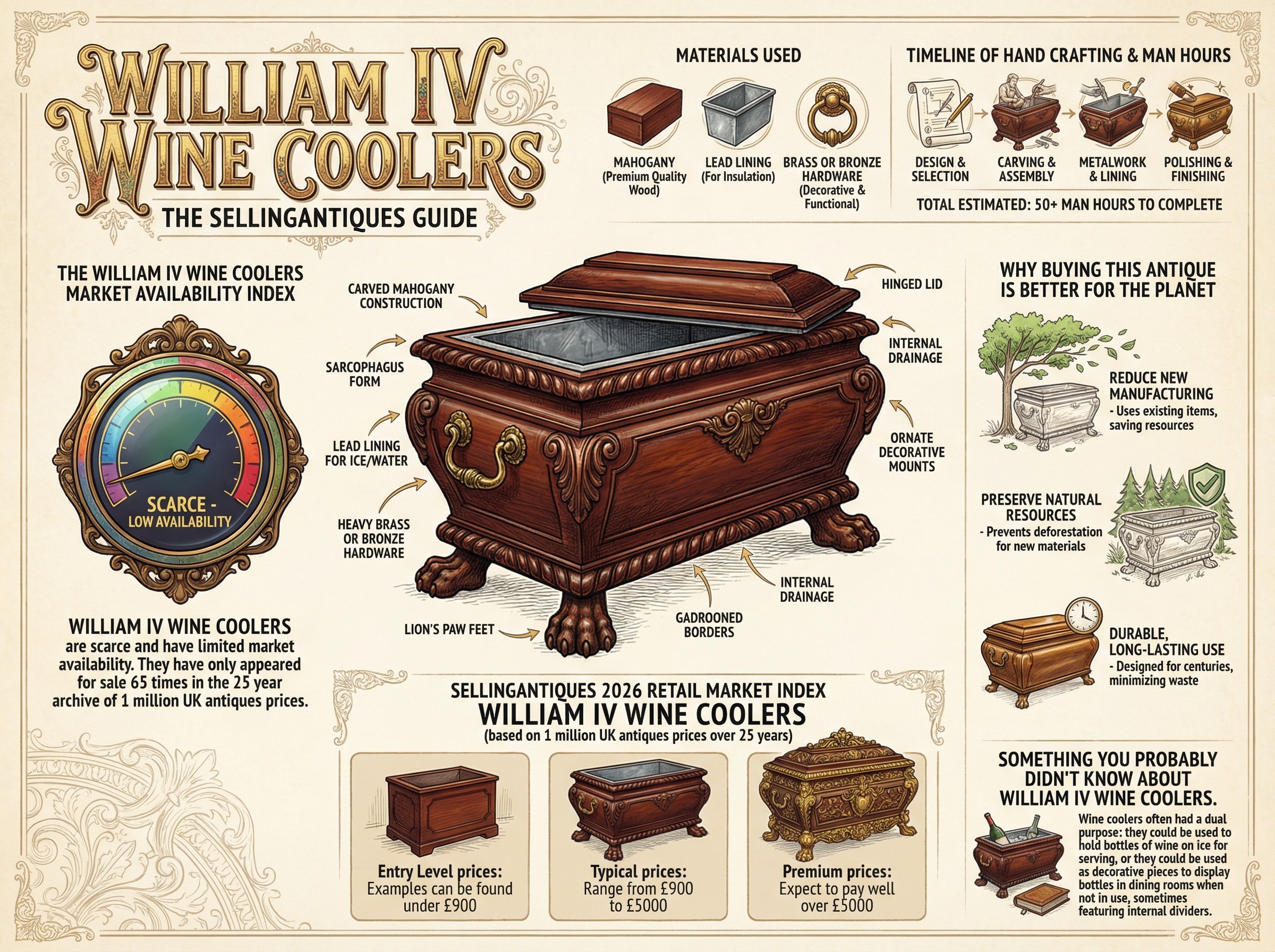 William Iv Wine Coolers Guide Infographic