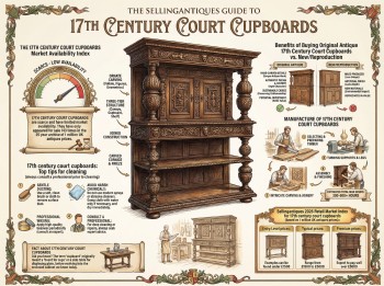 17th Century Court Cupboards Guide Infographic