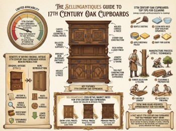 17th Century Oak Cupboards Guide Infographic